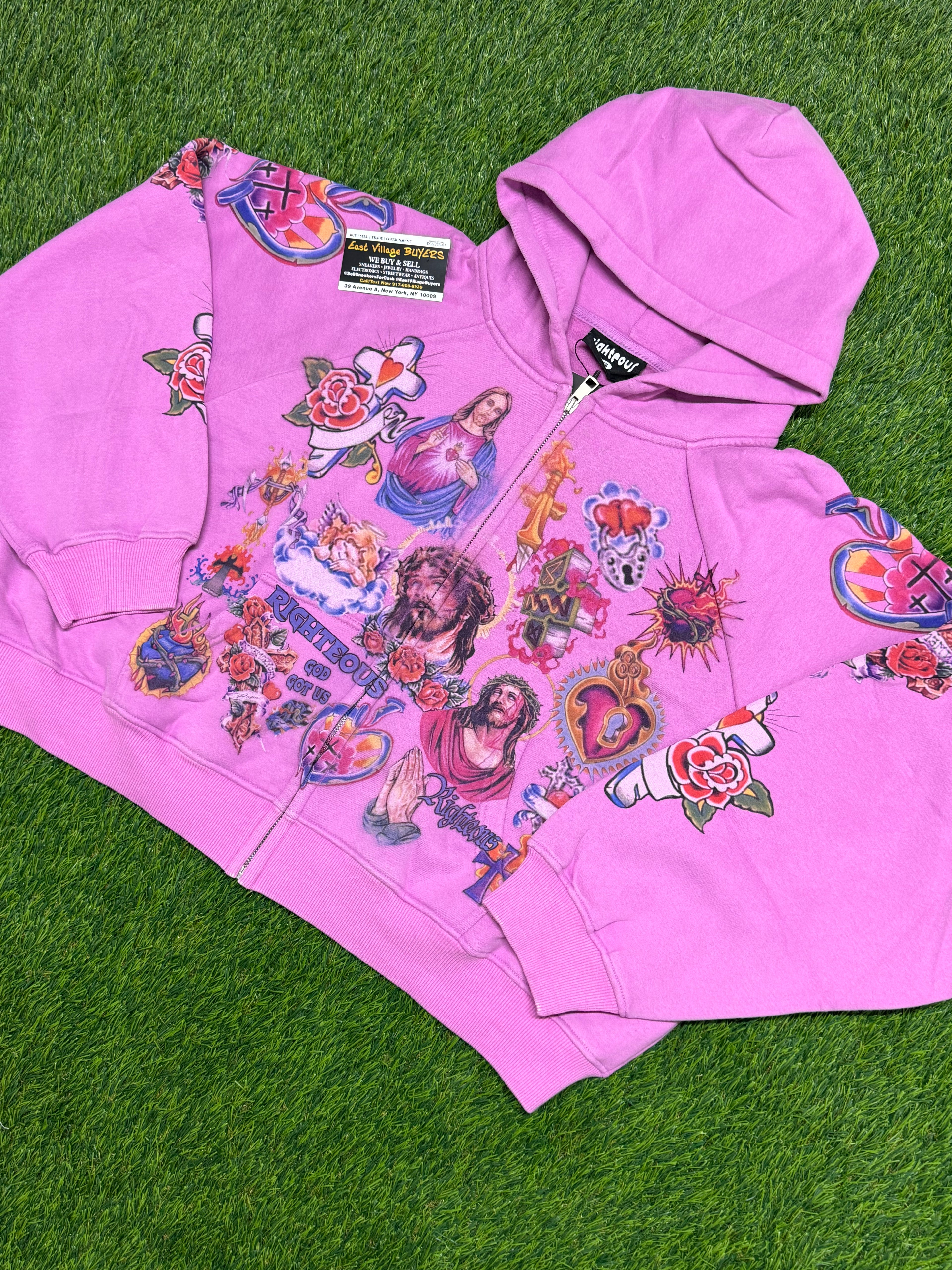 "We Are Righteous" Risen King Zip-Up Hoodie