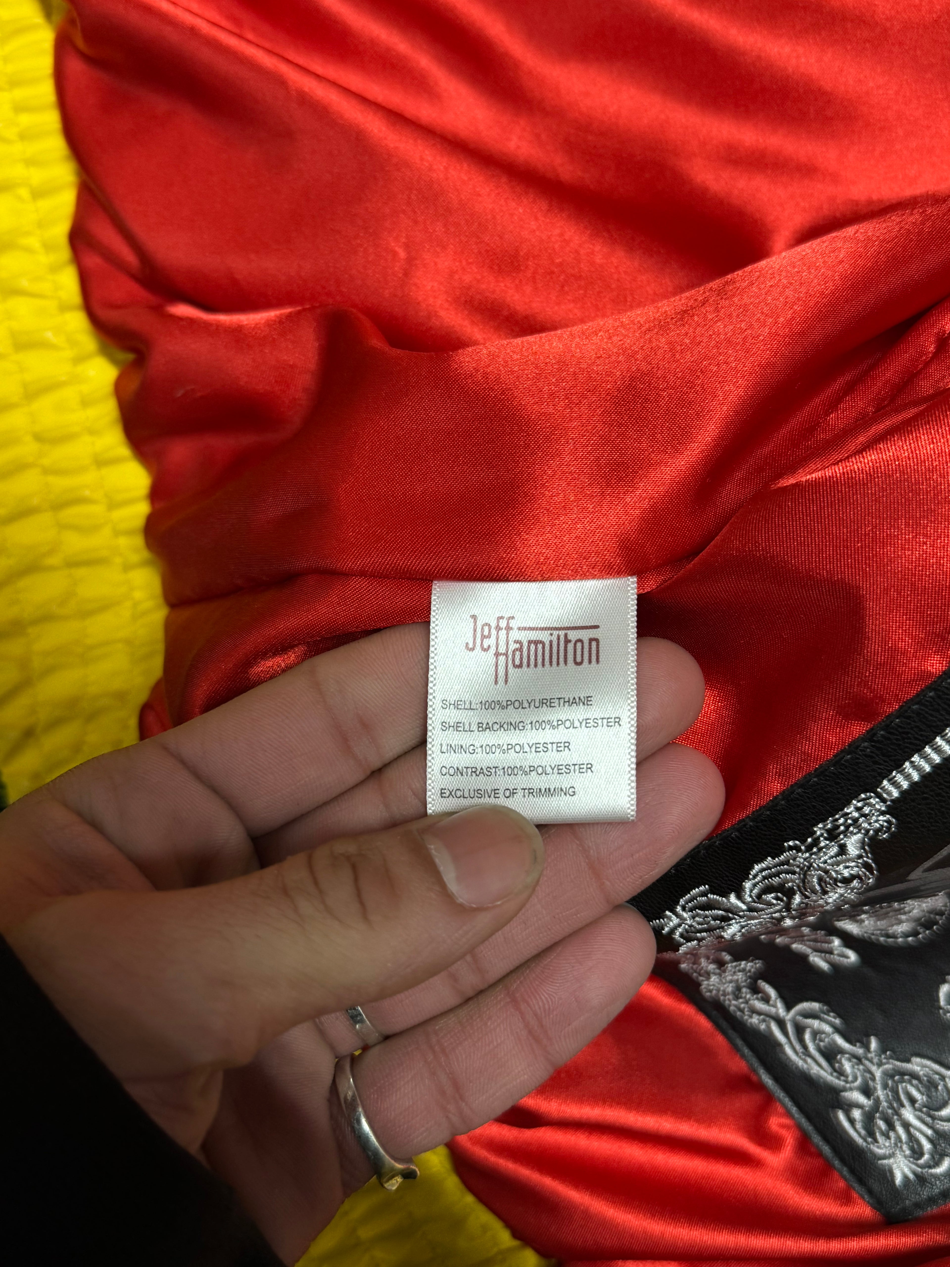 PRE - OWNED Jeff Hamilton NBA Teams Collage Jacket