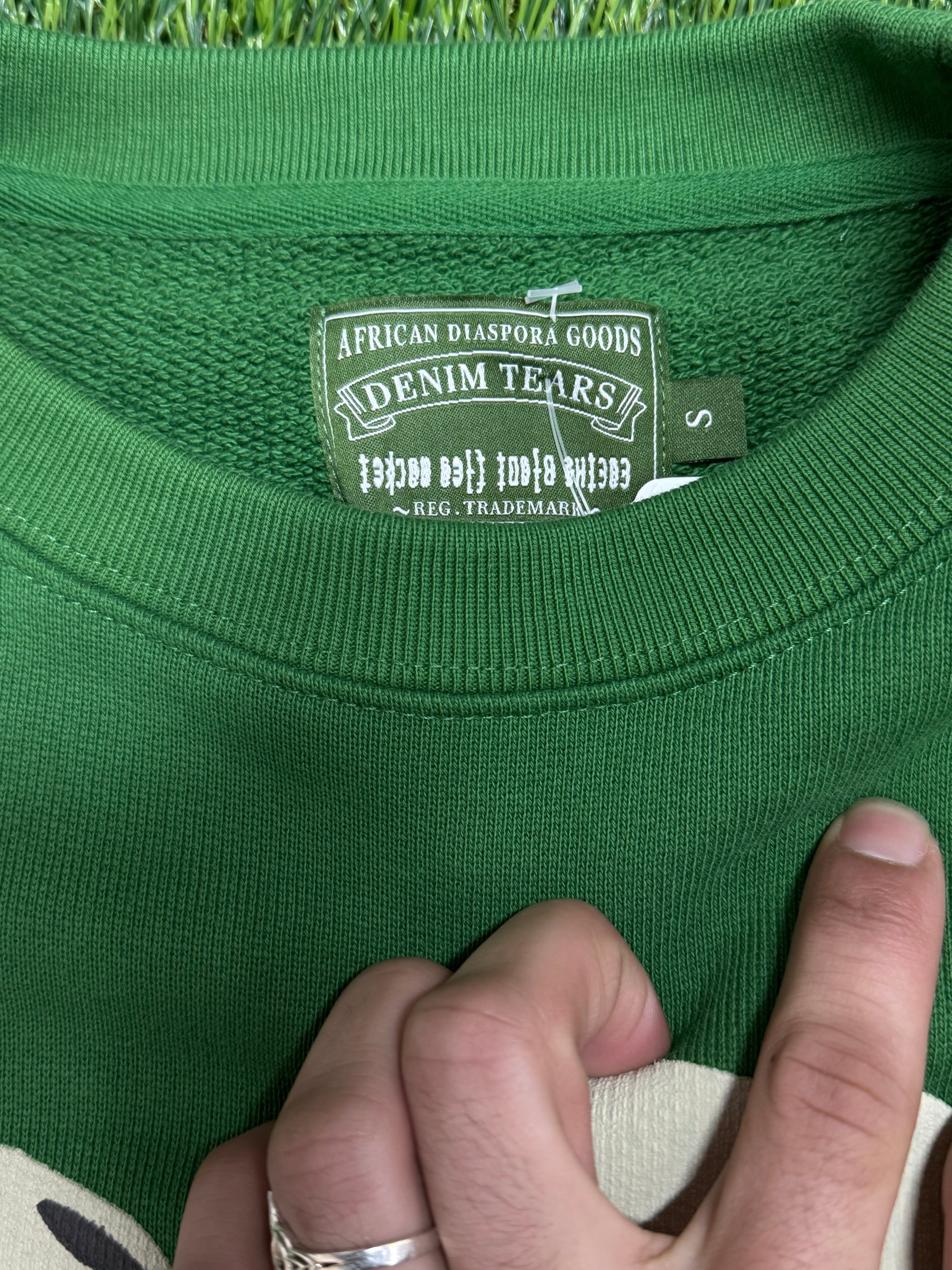 PRE OWNED - Denim Tears x CPFM Cactus Tears Crewneck Sweatshirt