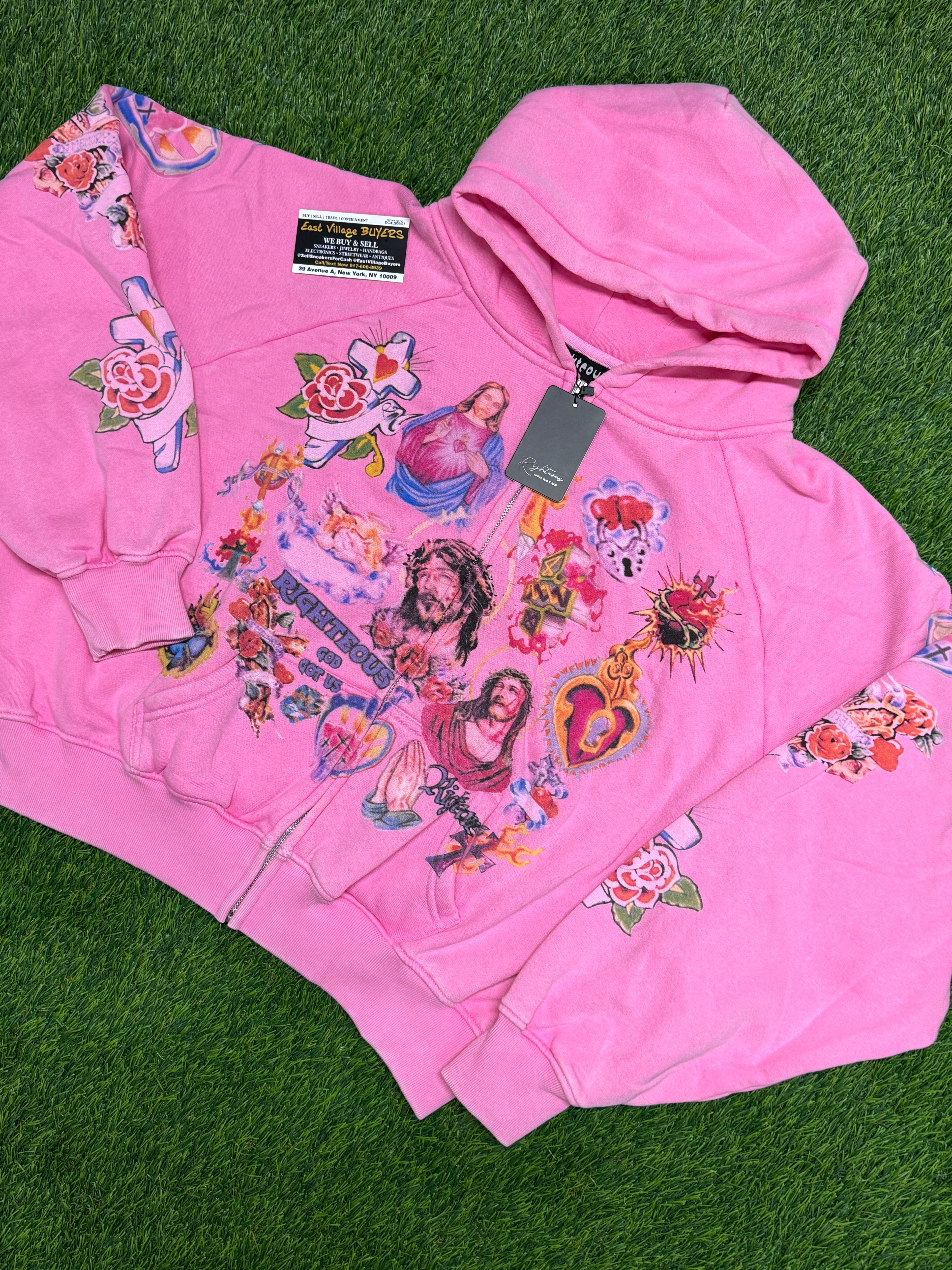 "We Are Righteous" Risen King Zip-Up Hoodie