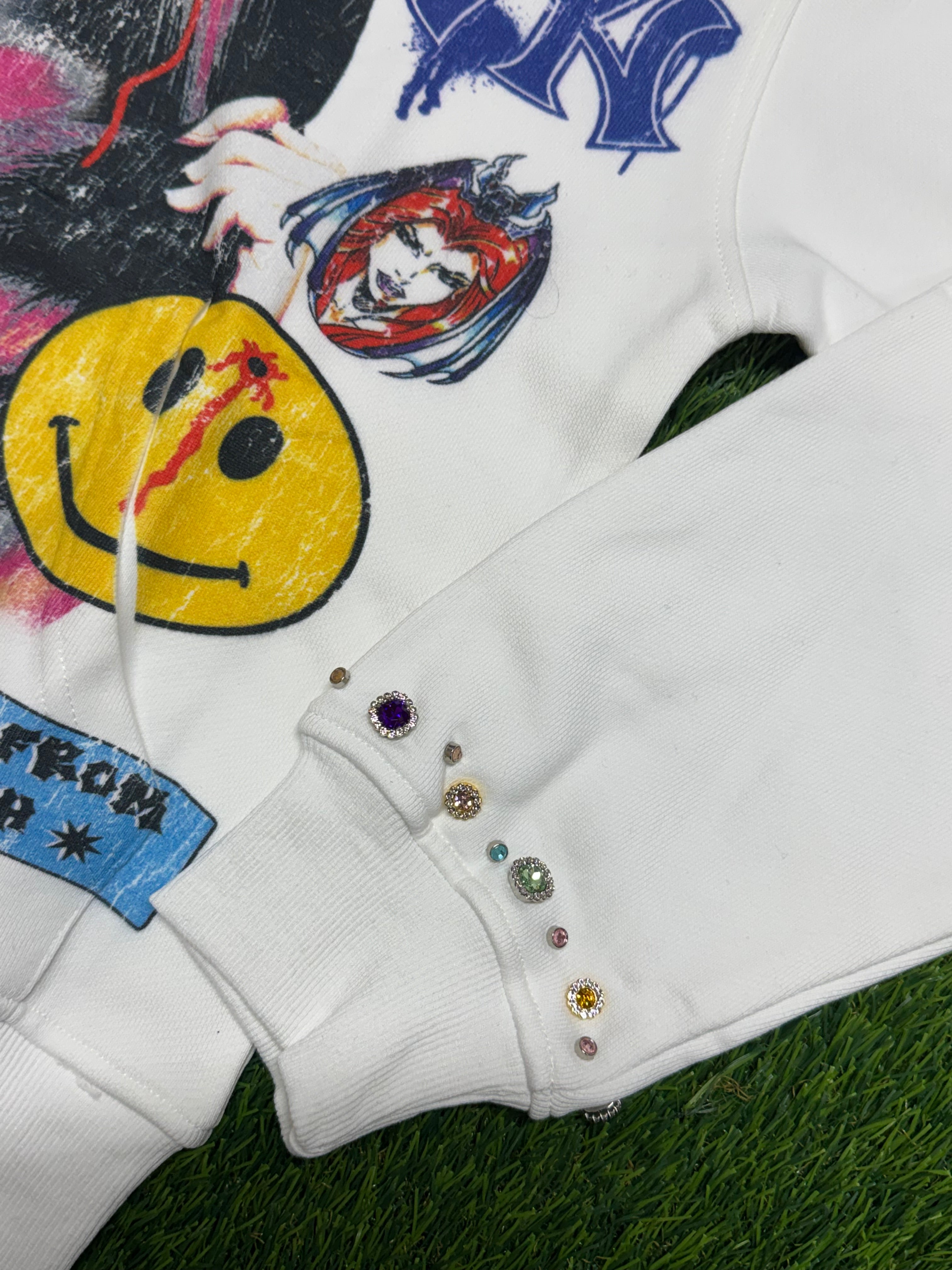 "Lost Intricacy" Front Page Zip-Up Hoodie