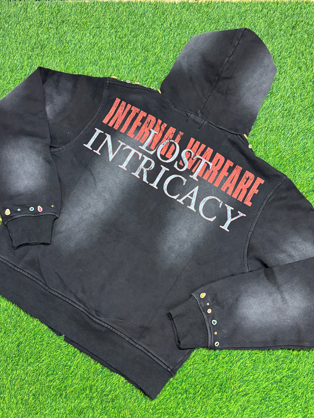 “Lost Intricacy” Front Page Zip-Up Hoodie