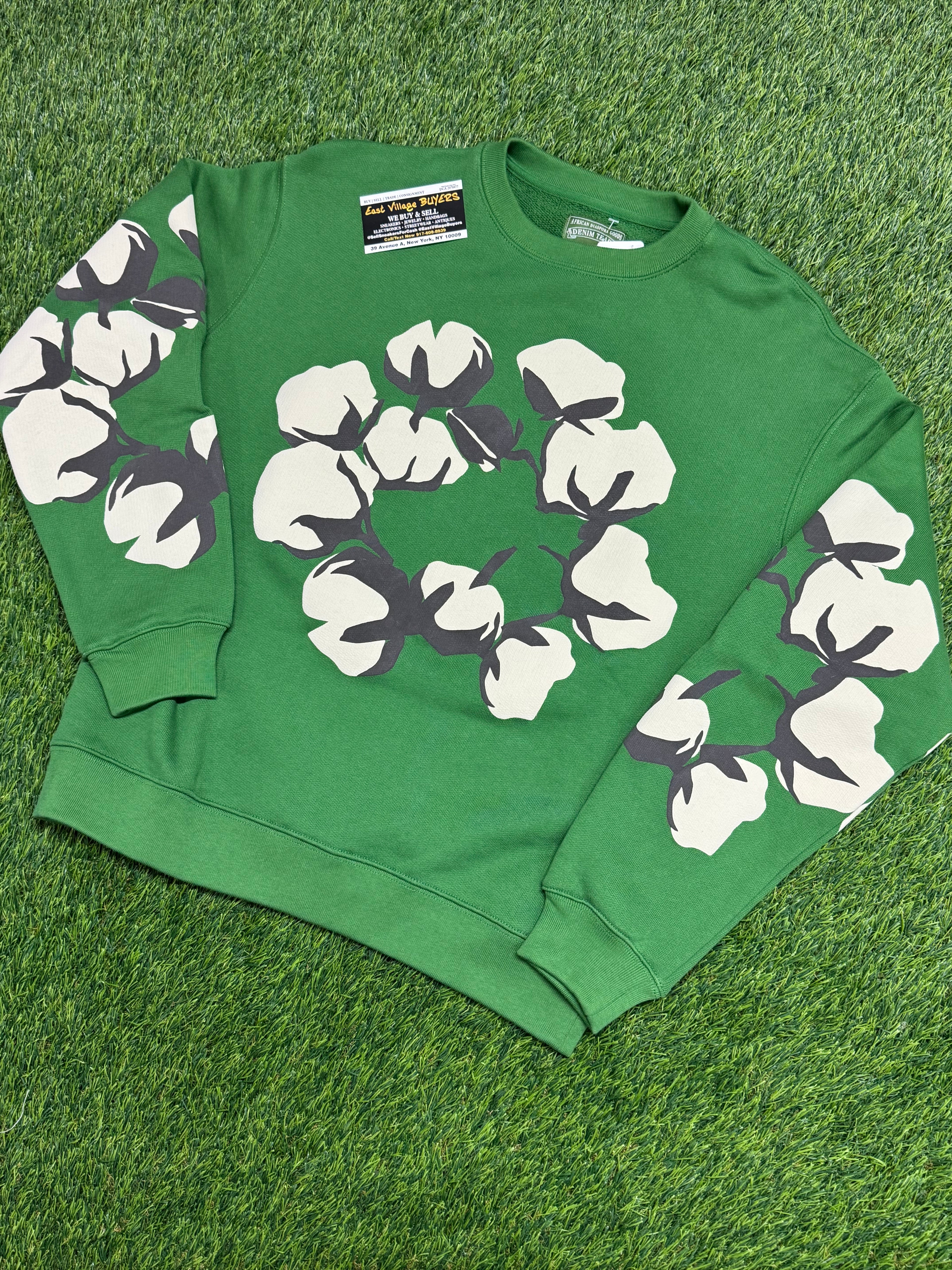 PRE OWNED - Denim Tears x CPFM Cactus Tears Crewneck Sweatshirt