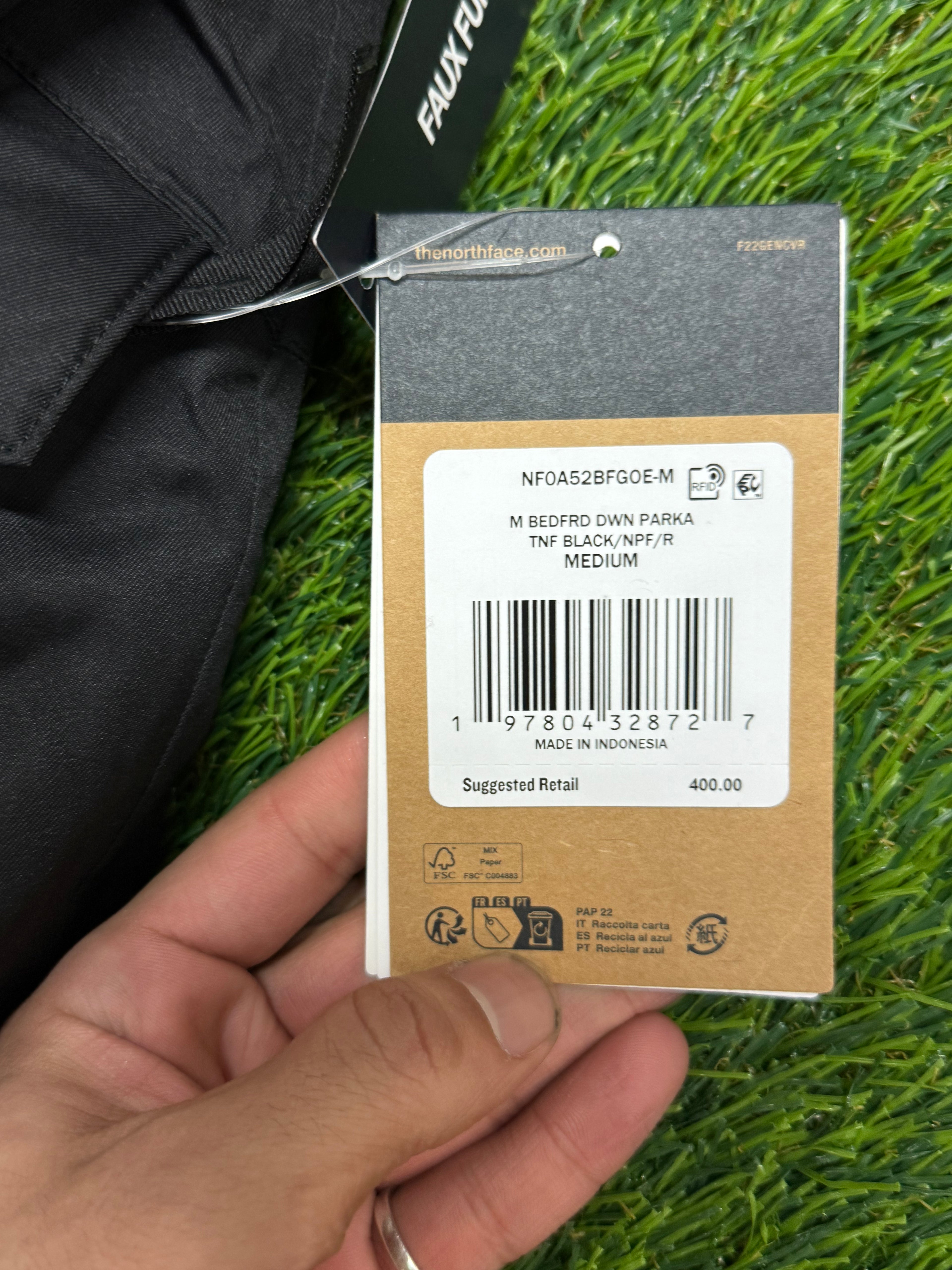 The North Fave BedFrd Down Parka - Black/ Men’s