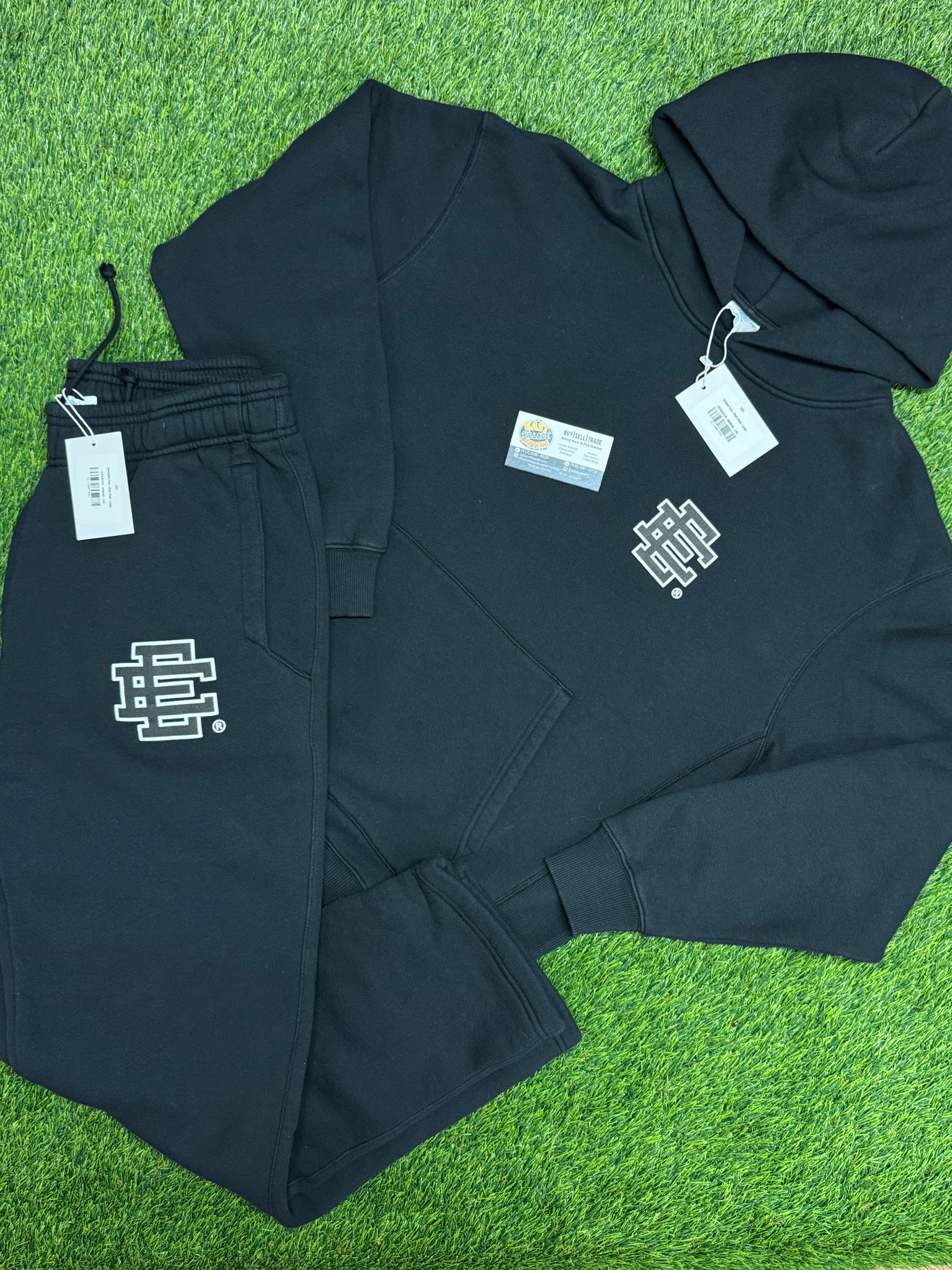Eric Emanuel EE Basic Logo Sweatsuit In Black