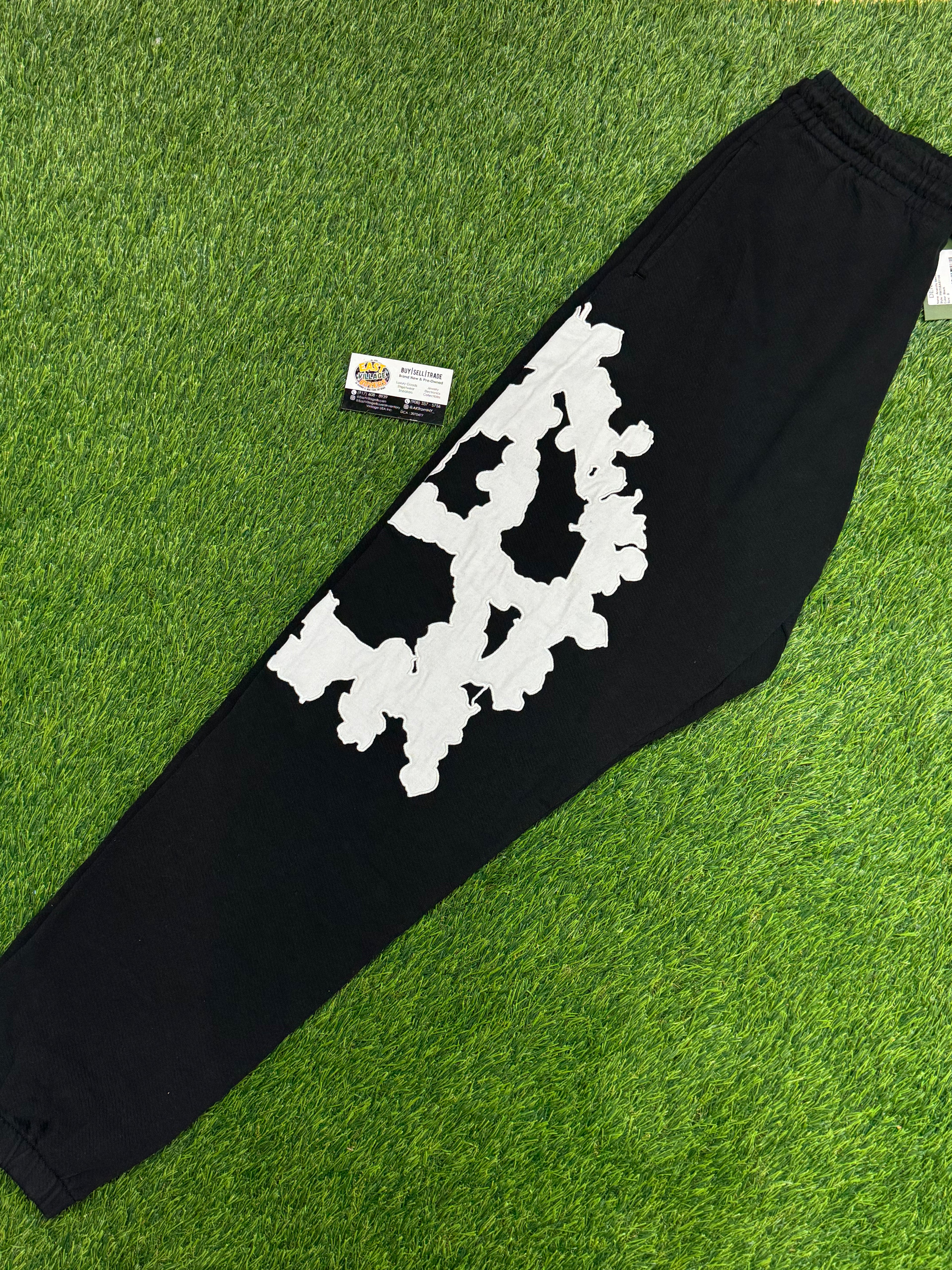 Denim Tears Anarchy sweatpants in black