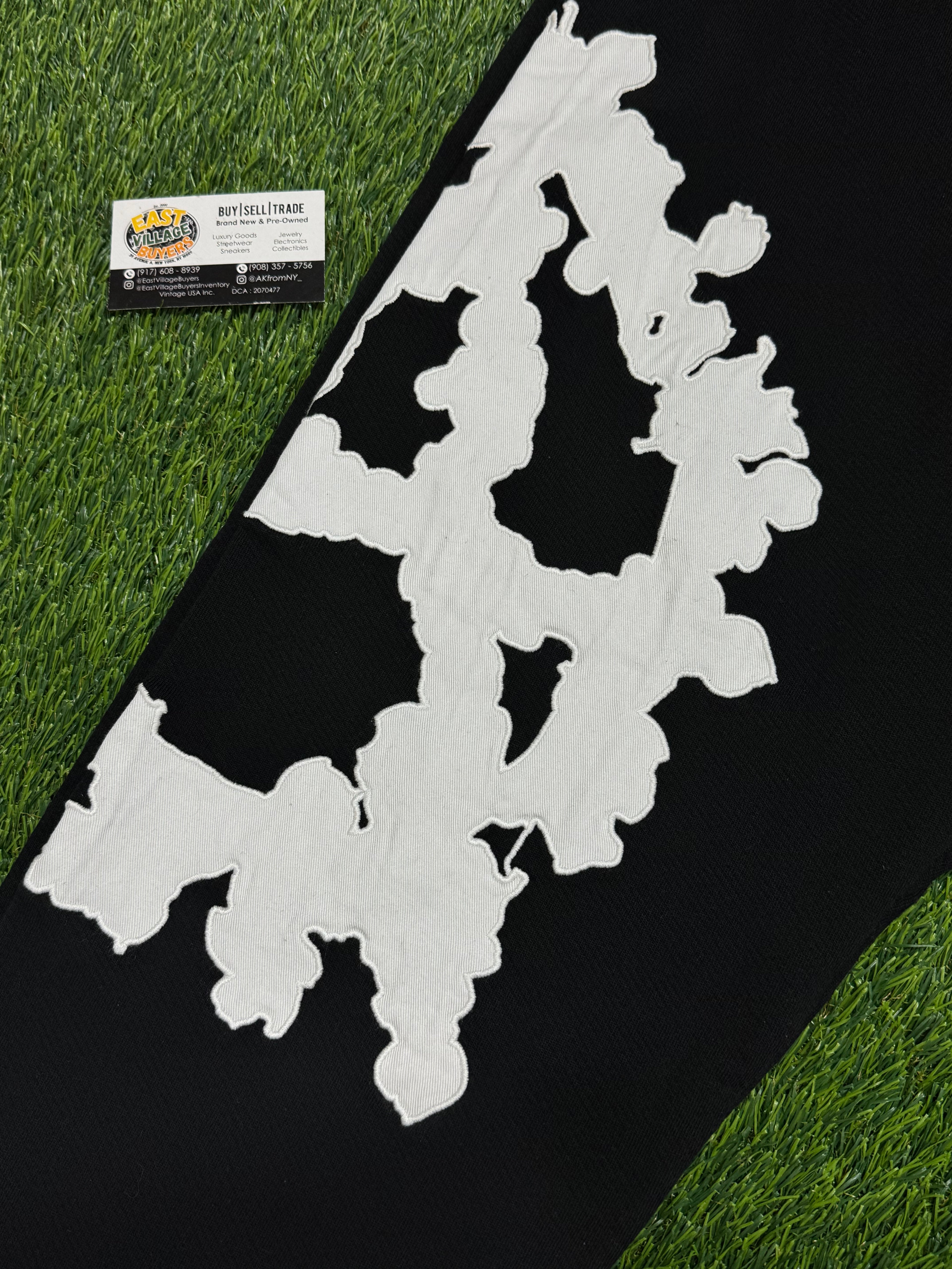 Denim Tears Anarchy sweatpants in black