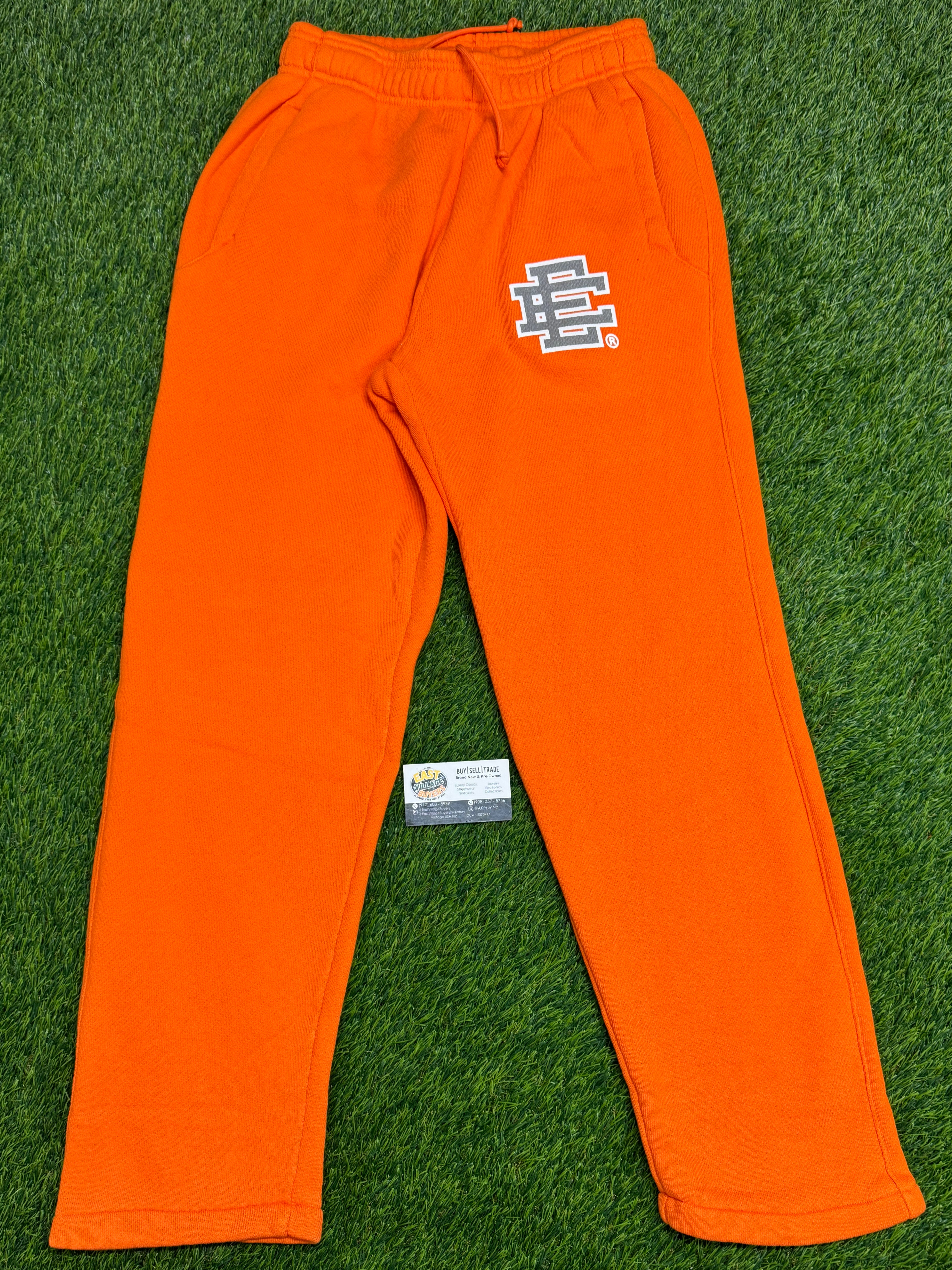 Eric Emanuel EE Basic Zip-Up Full SweatSuit In Orange