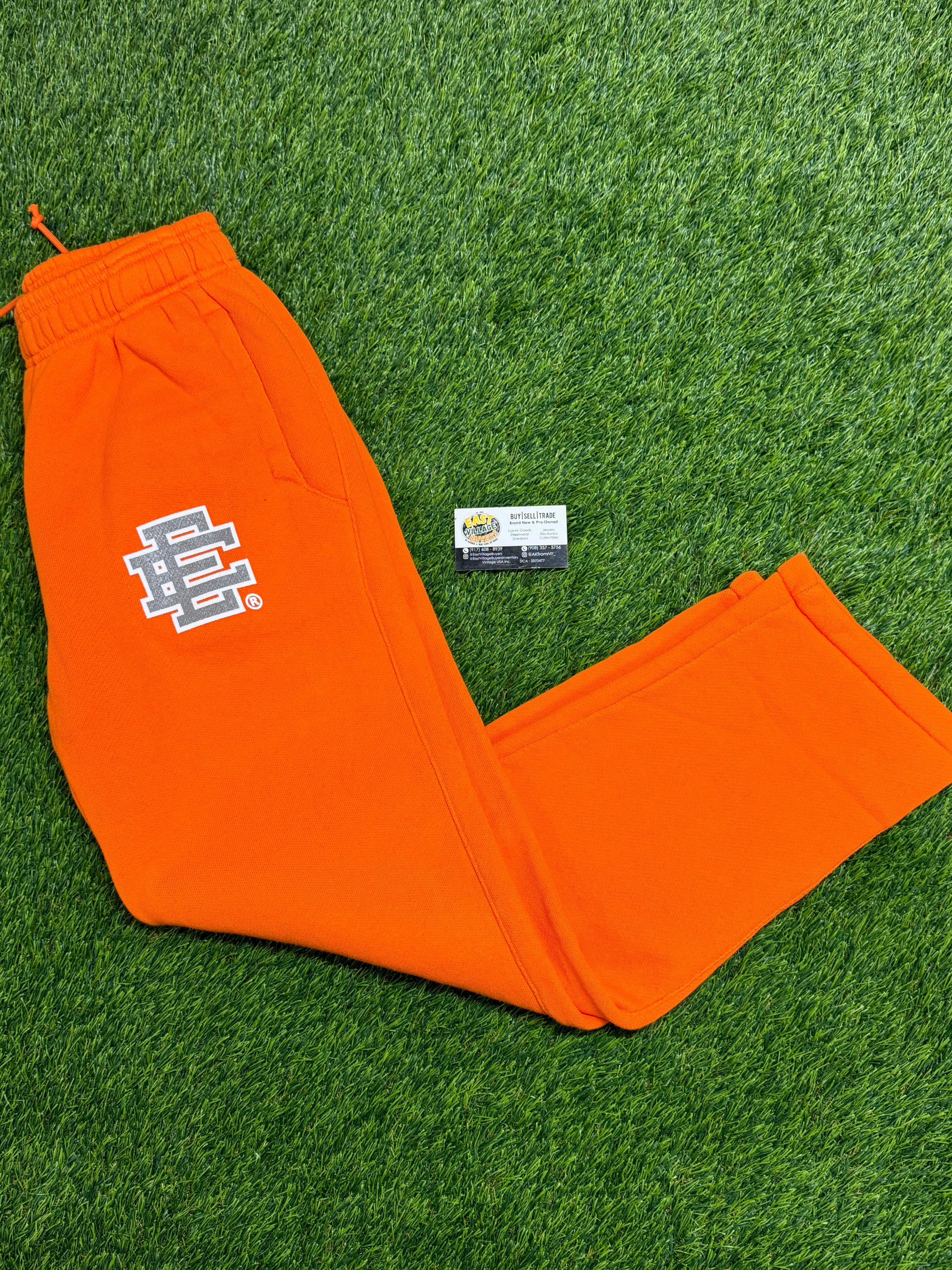 Eric Emanuel EE Basic Zip-Up Full SweatSuit In Orange