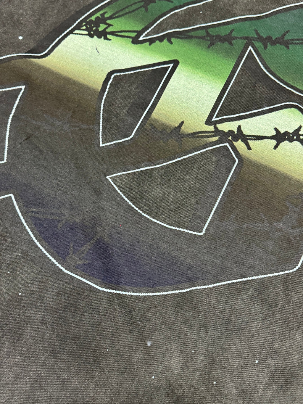 Godspeed New York Airstrike Long Sleeve shirt in washed grey