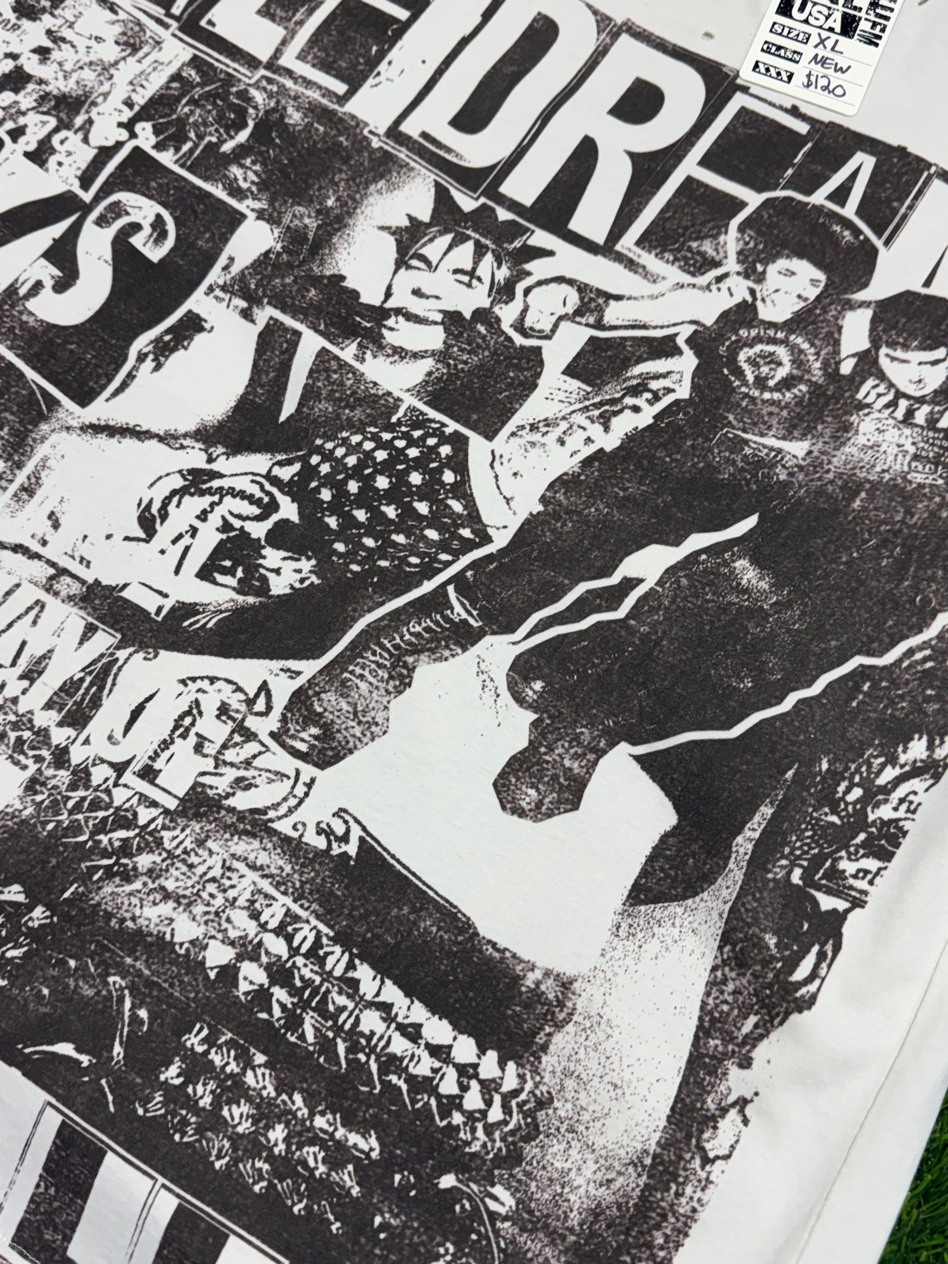 Vale Forever Valley Dreams Moshpit T-Shirt In Cream