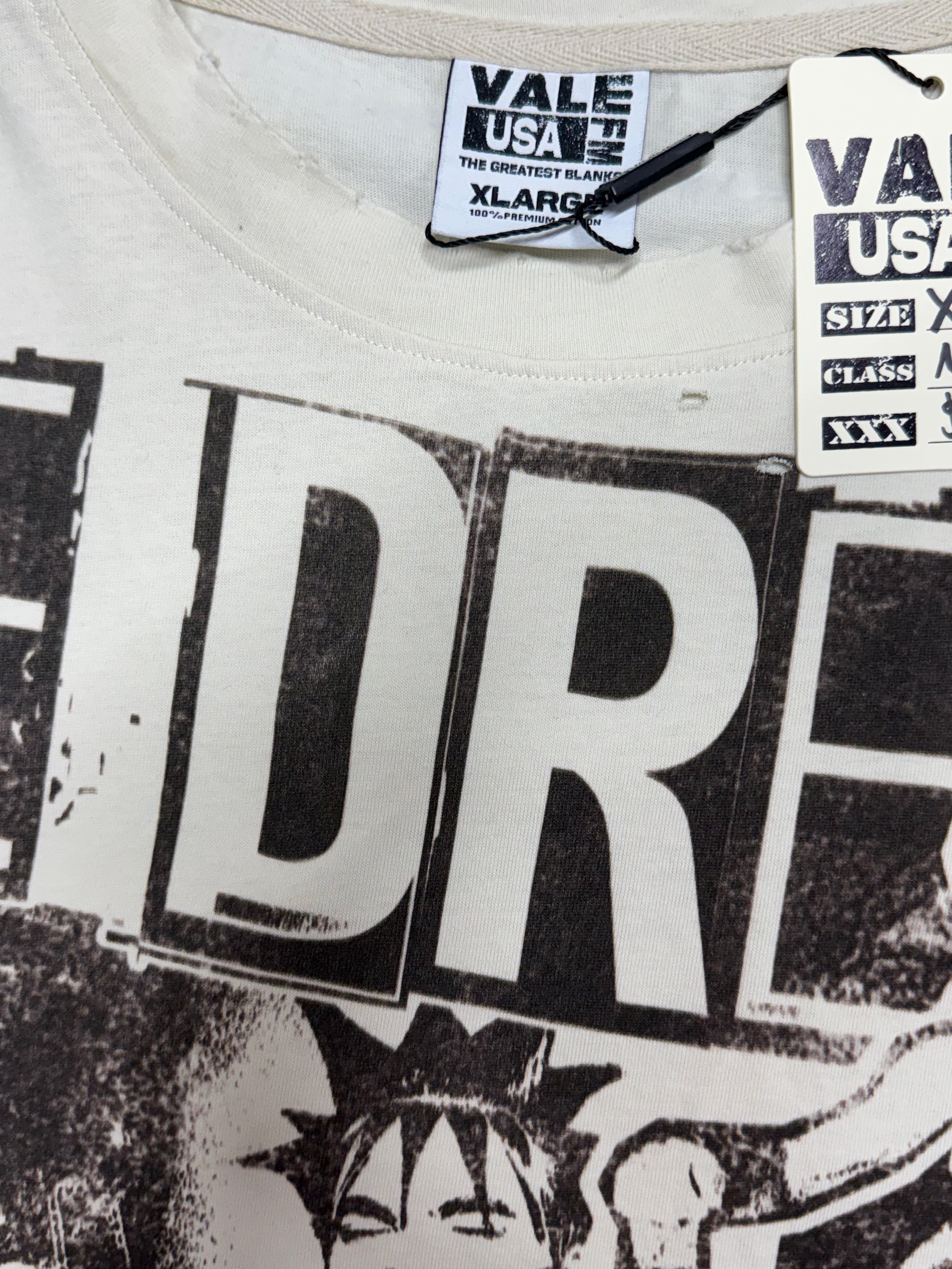 Vale Forever Valley Dreams Moshpit T-Shirt In Cream