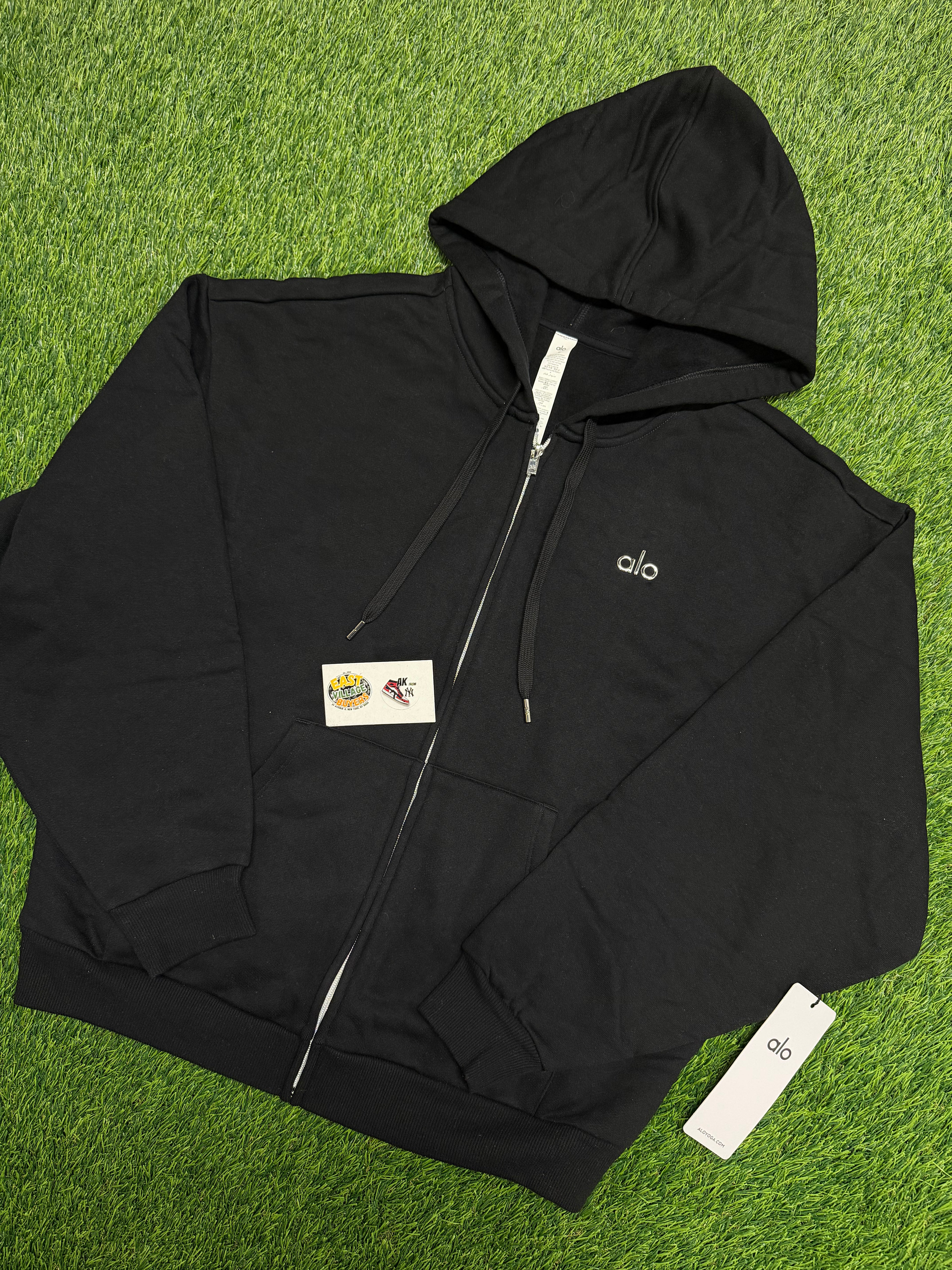 ALO Accolade Full Zip Sweatsuit with Open Leg Pants