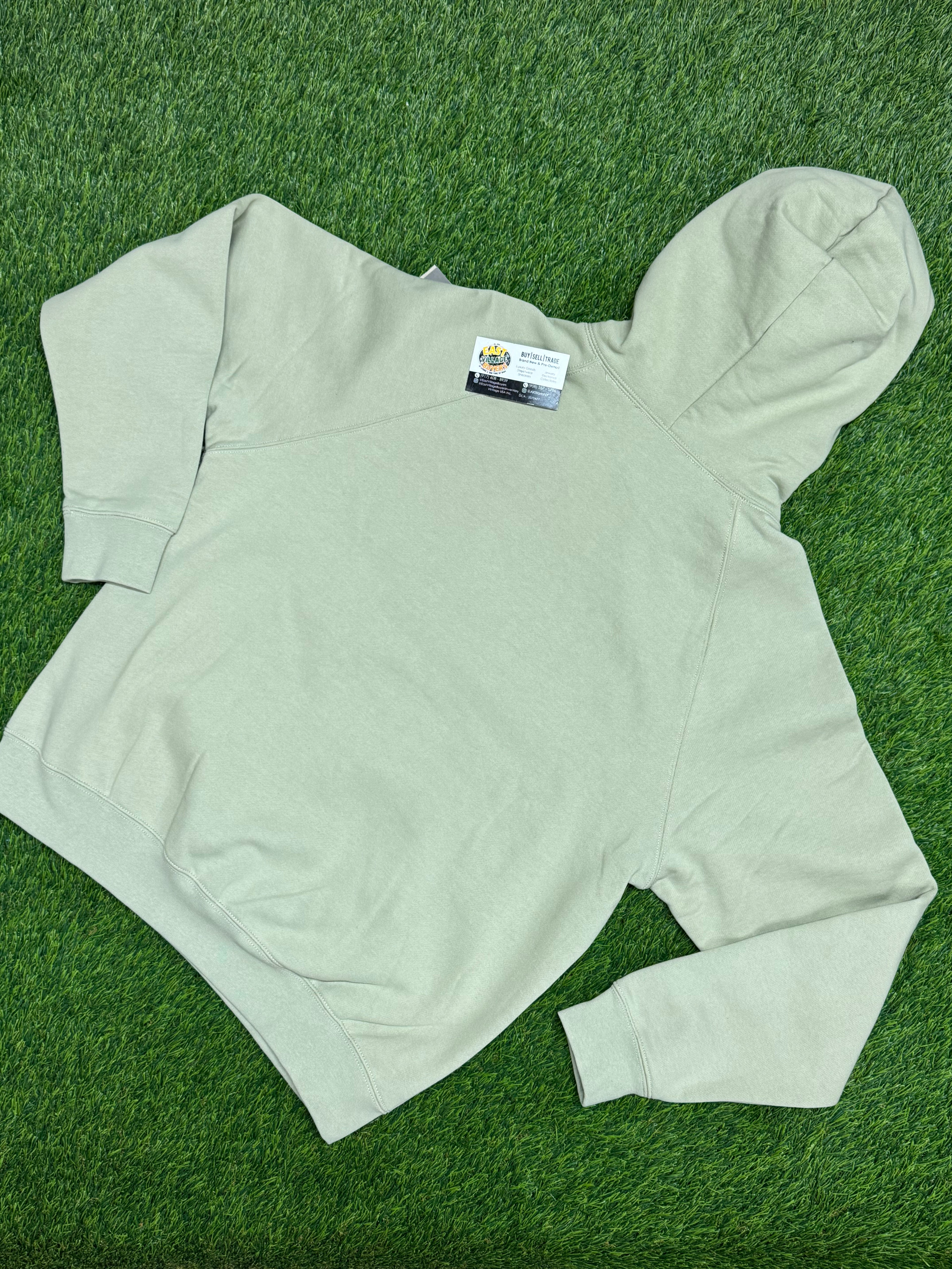 Essentials Fear Of God Hoodie in Green Concrete