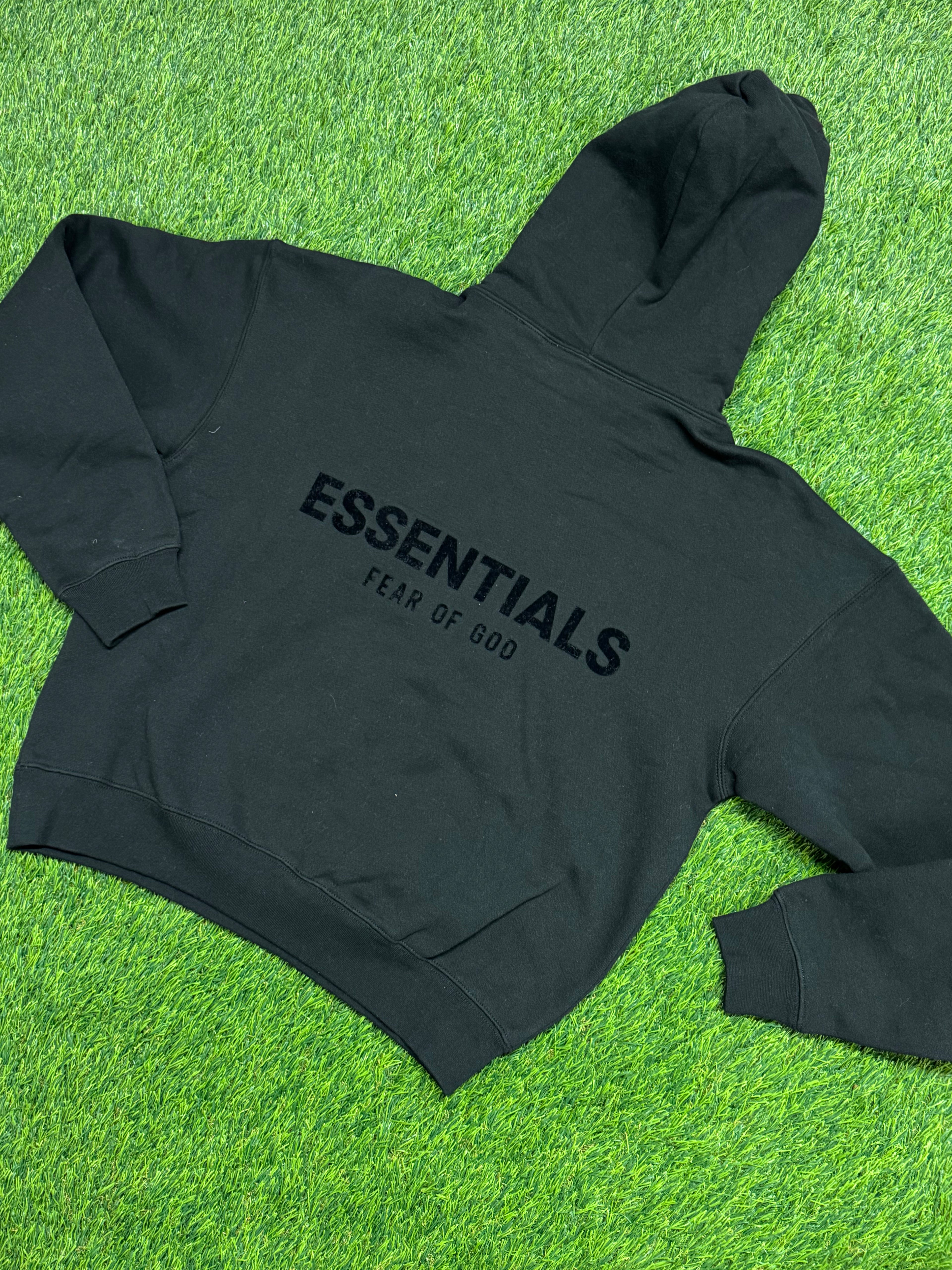Essentials Fear Of God Hoodie in Black