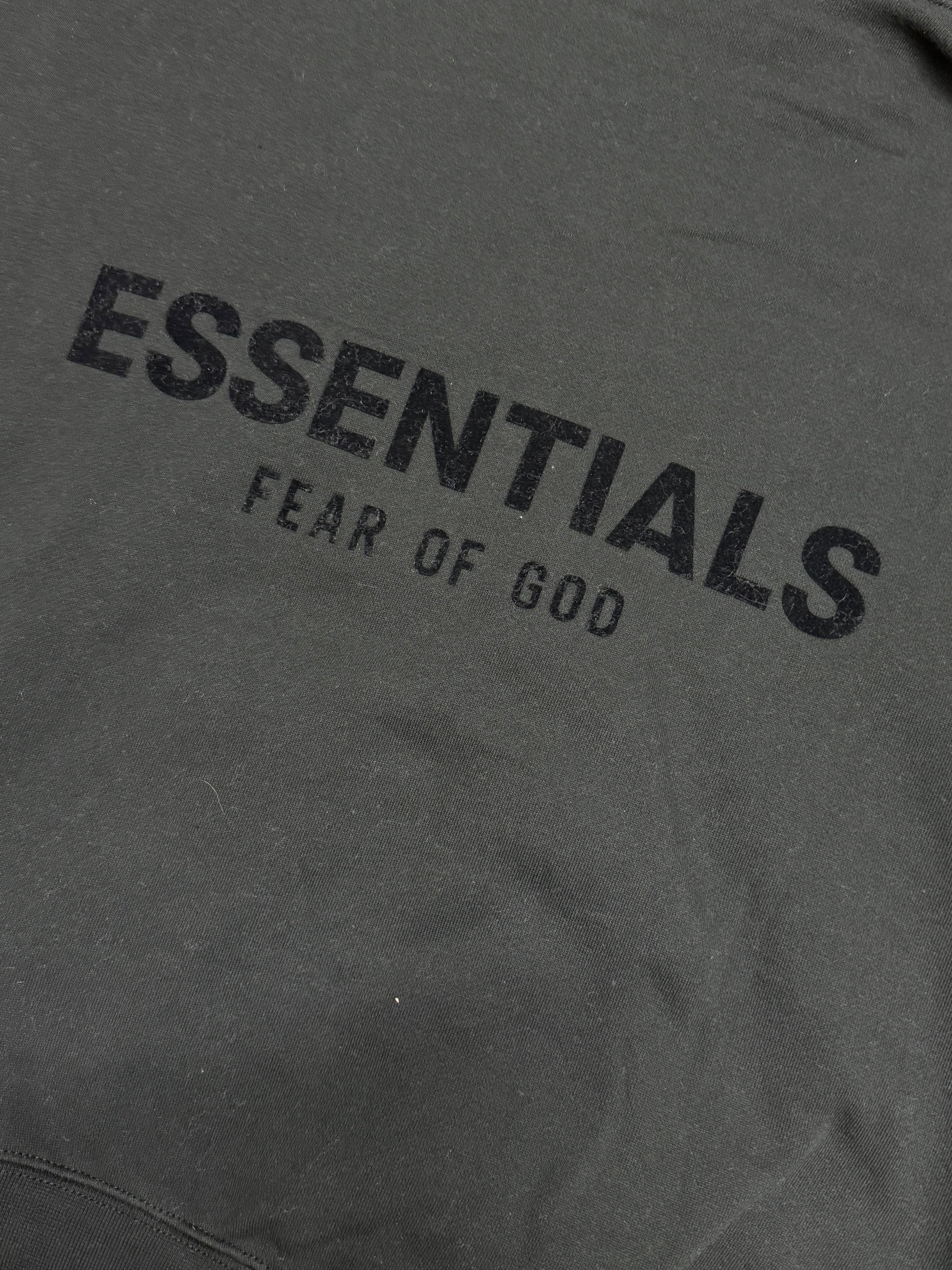 Essentials Fear Of God Hoodie in Black