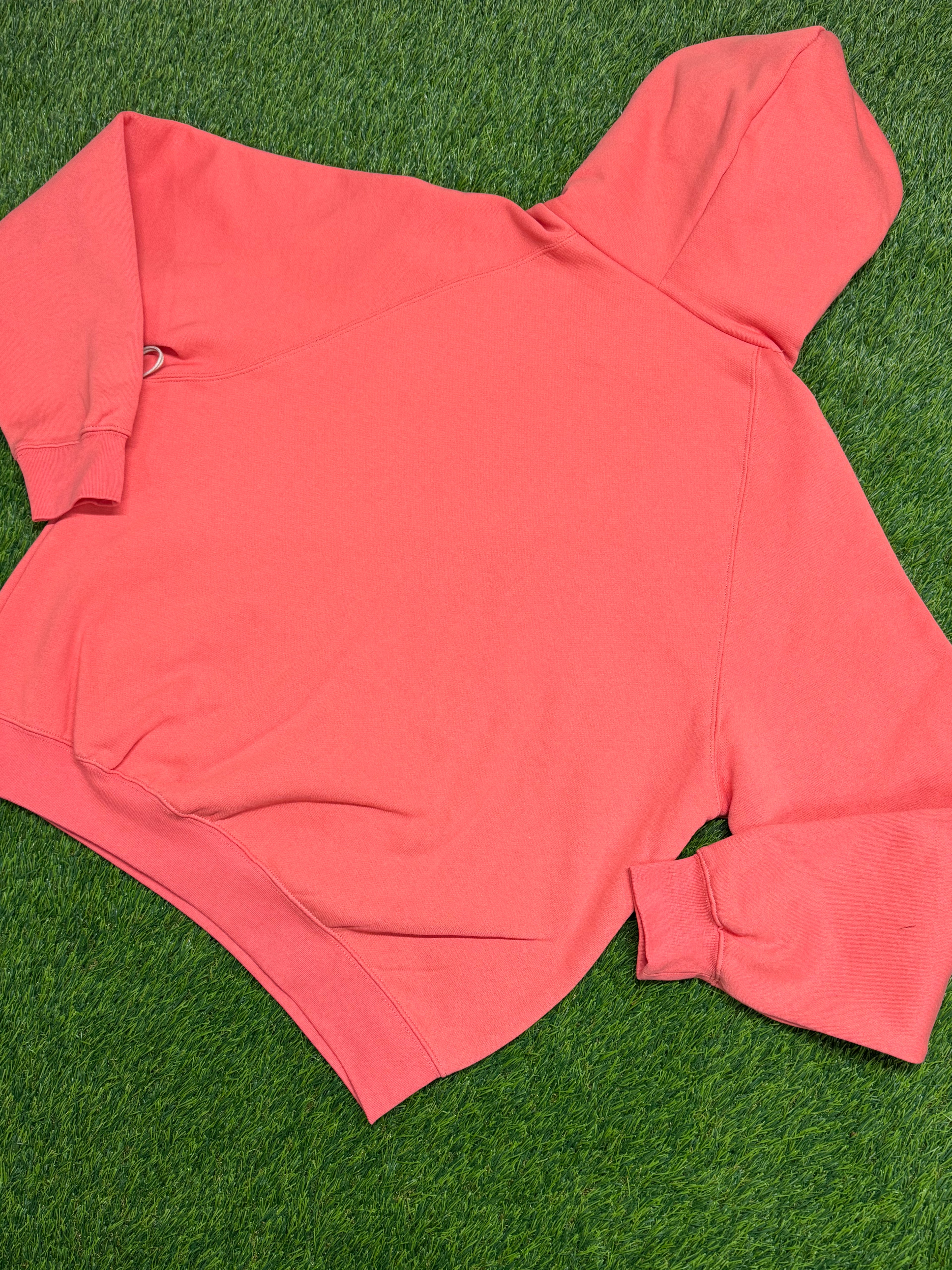 Essentials Fear Of God Hoodie in the Coral colorway