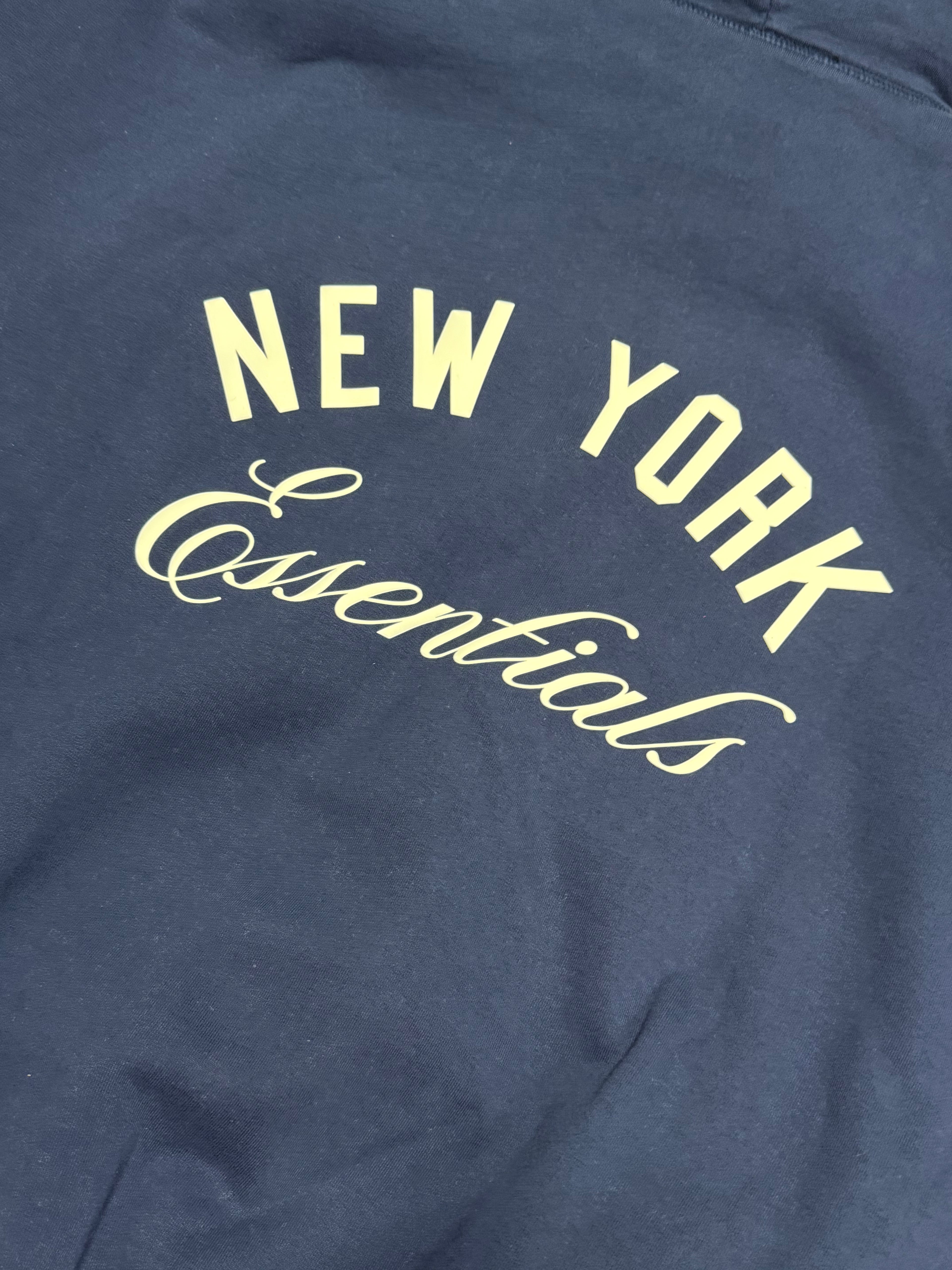 ESSENTIALS x MLB New York Yankees Sport Hoodie in Sapphire Blue