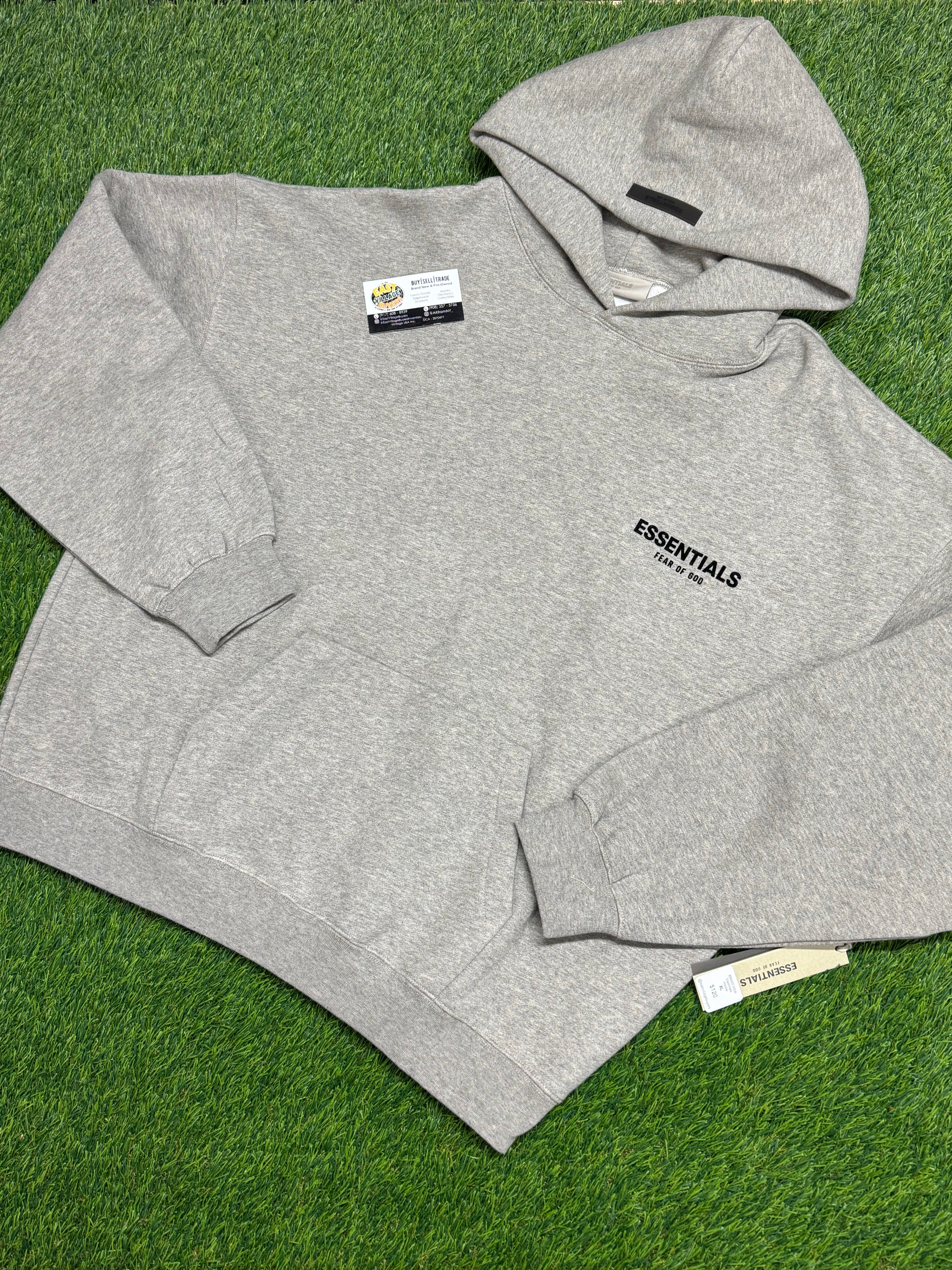 Essentials Fear Of God Hoodie in Light Oatmeal