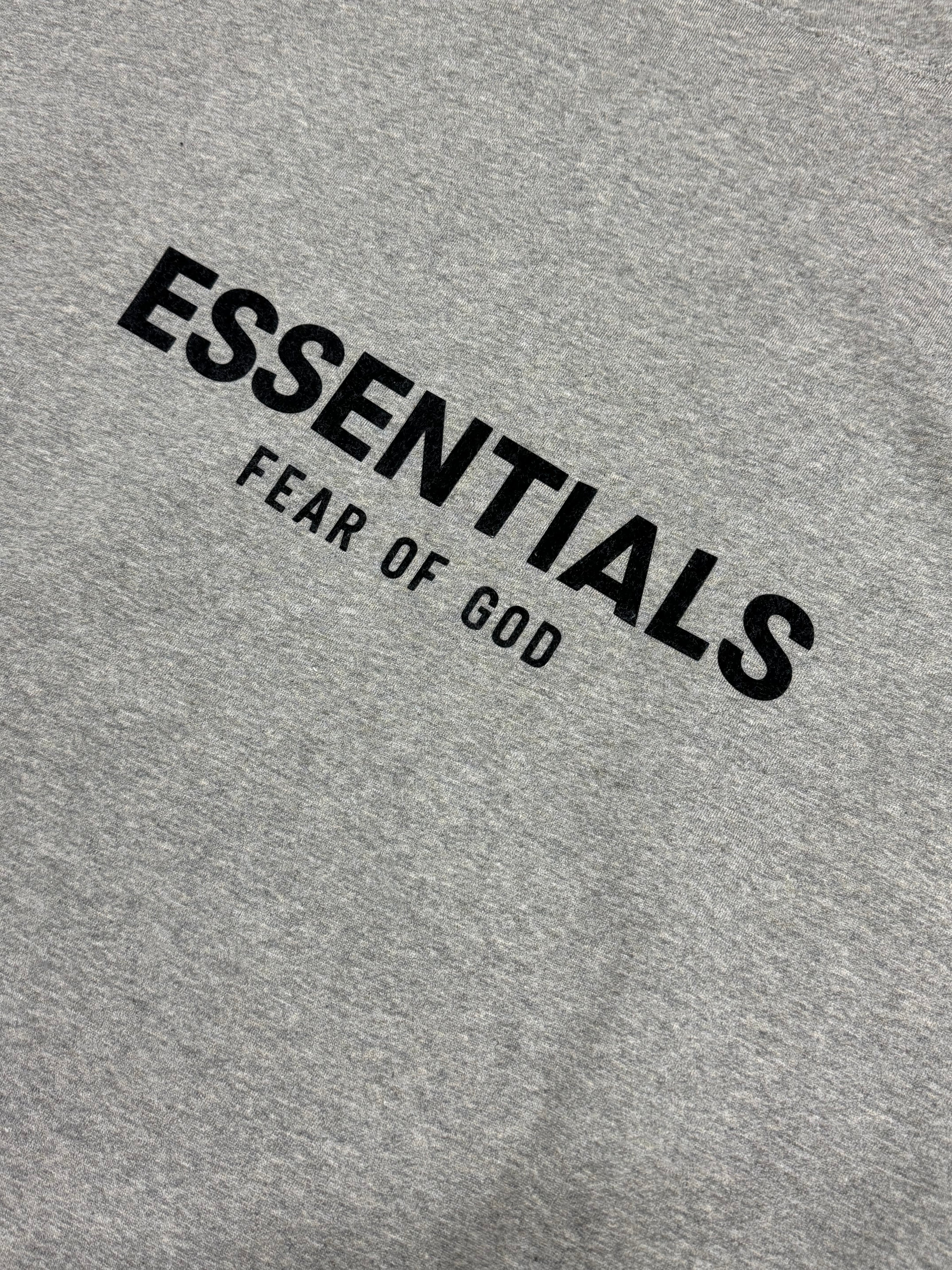 Essentials Fear Of God Hoodie in the 'Dark Oatmeal'