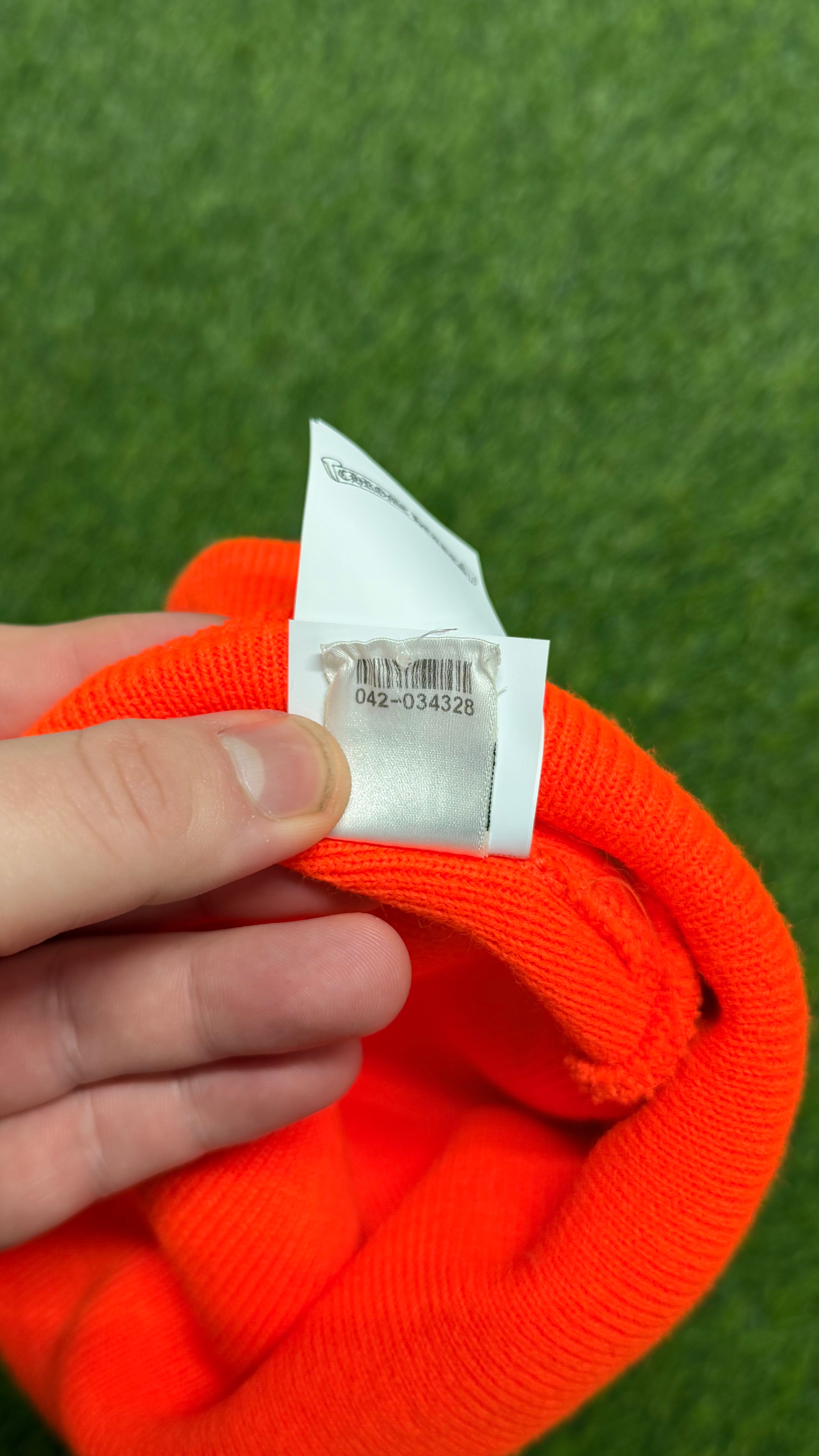 Chrome Hearts CH Logo Beanie in Safety Orange