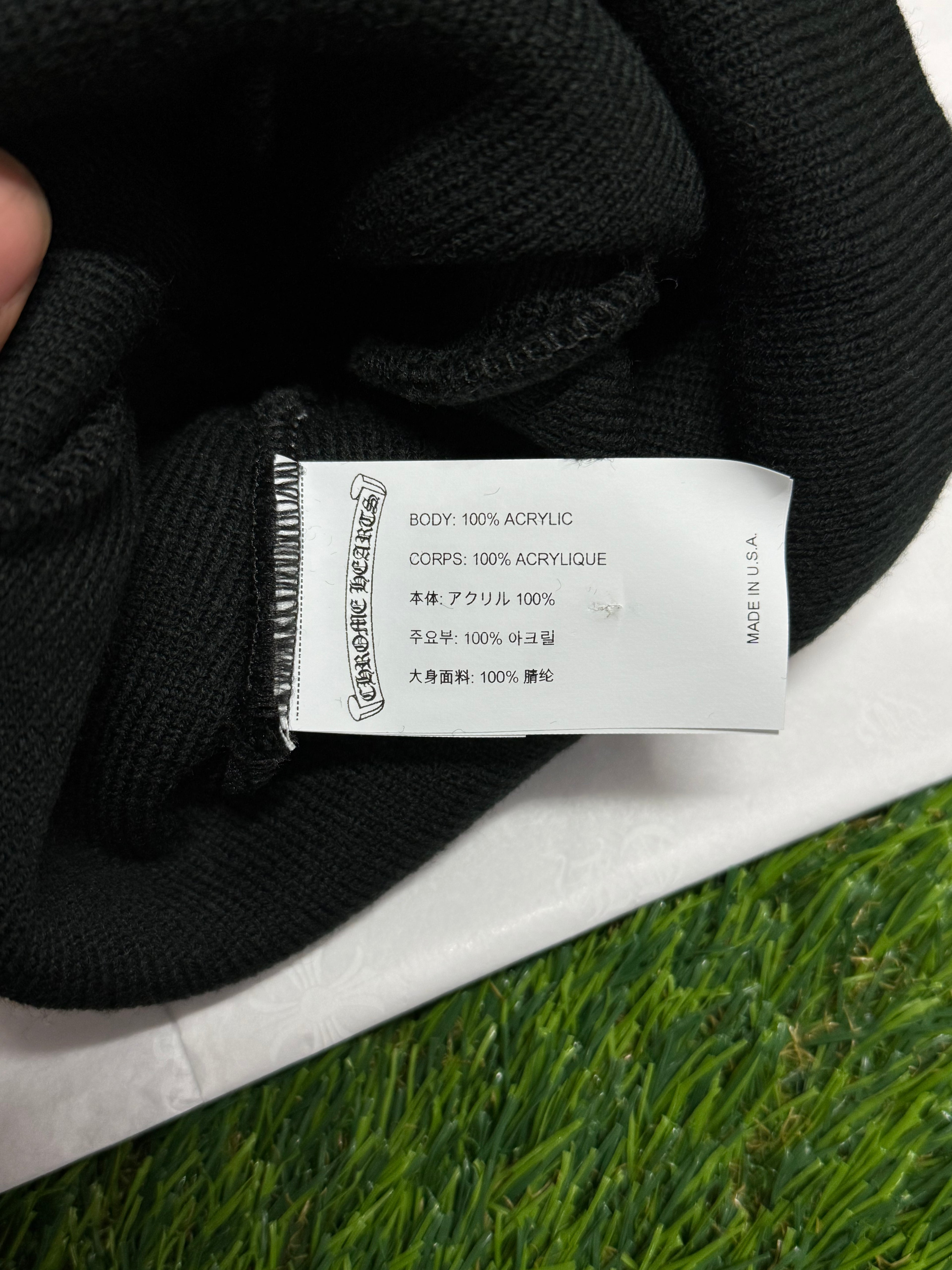 Chrome Hearts CH Logo Beanie In Black