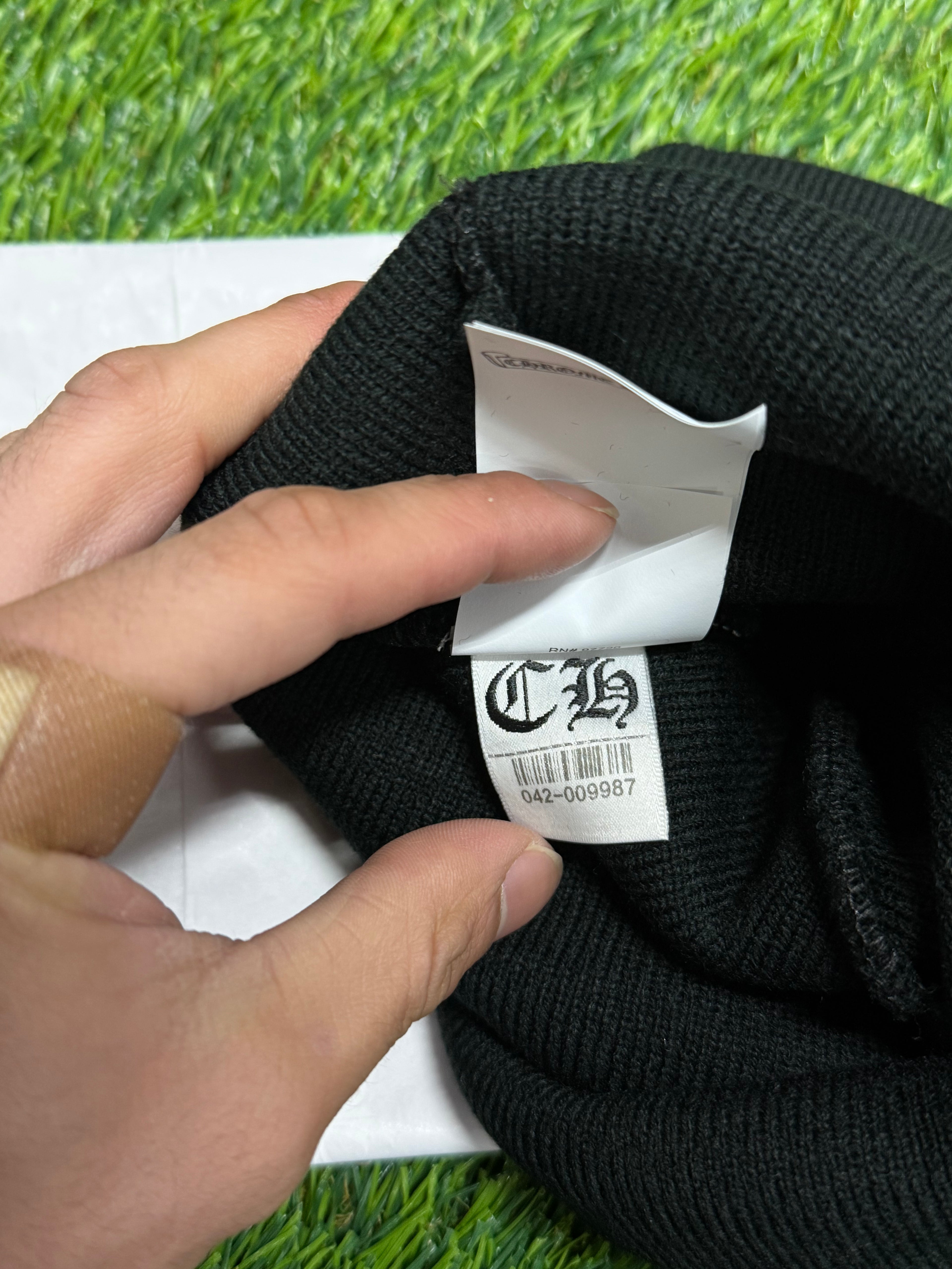 Chrome Hearts CH Logo Beanie In Black