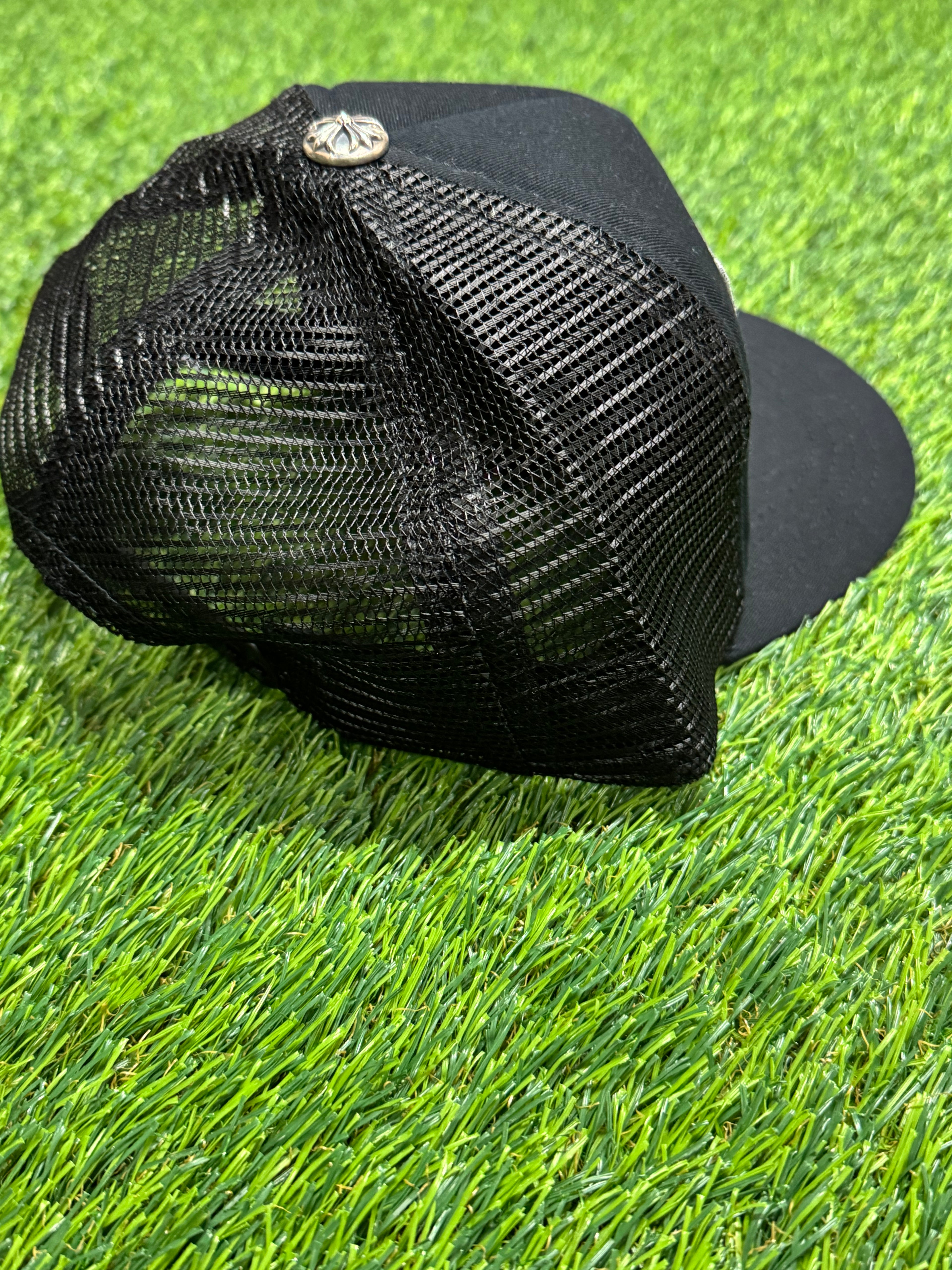 Chrome Hearts CH NYC Trucker Hat In Black