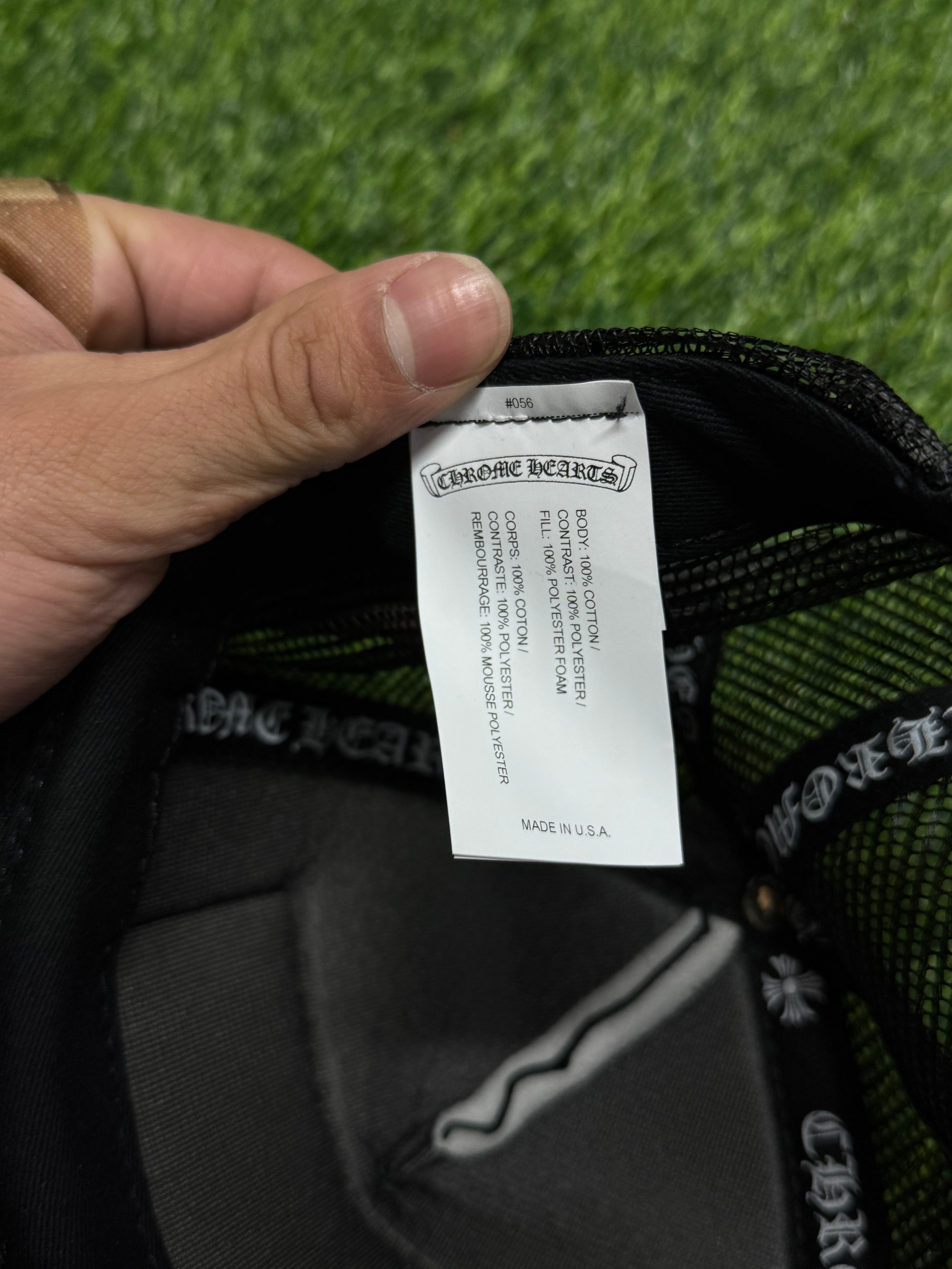 Chrome Hearts CH NYC Trucker Hat In Black