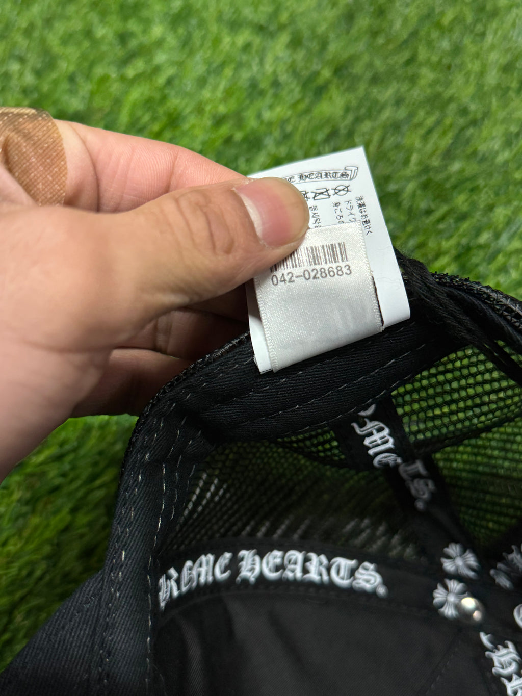 Chrome Hearts “FUCK” Trucker Hat in White