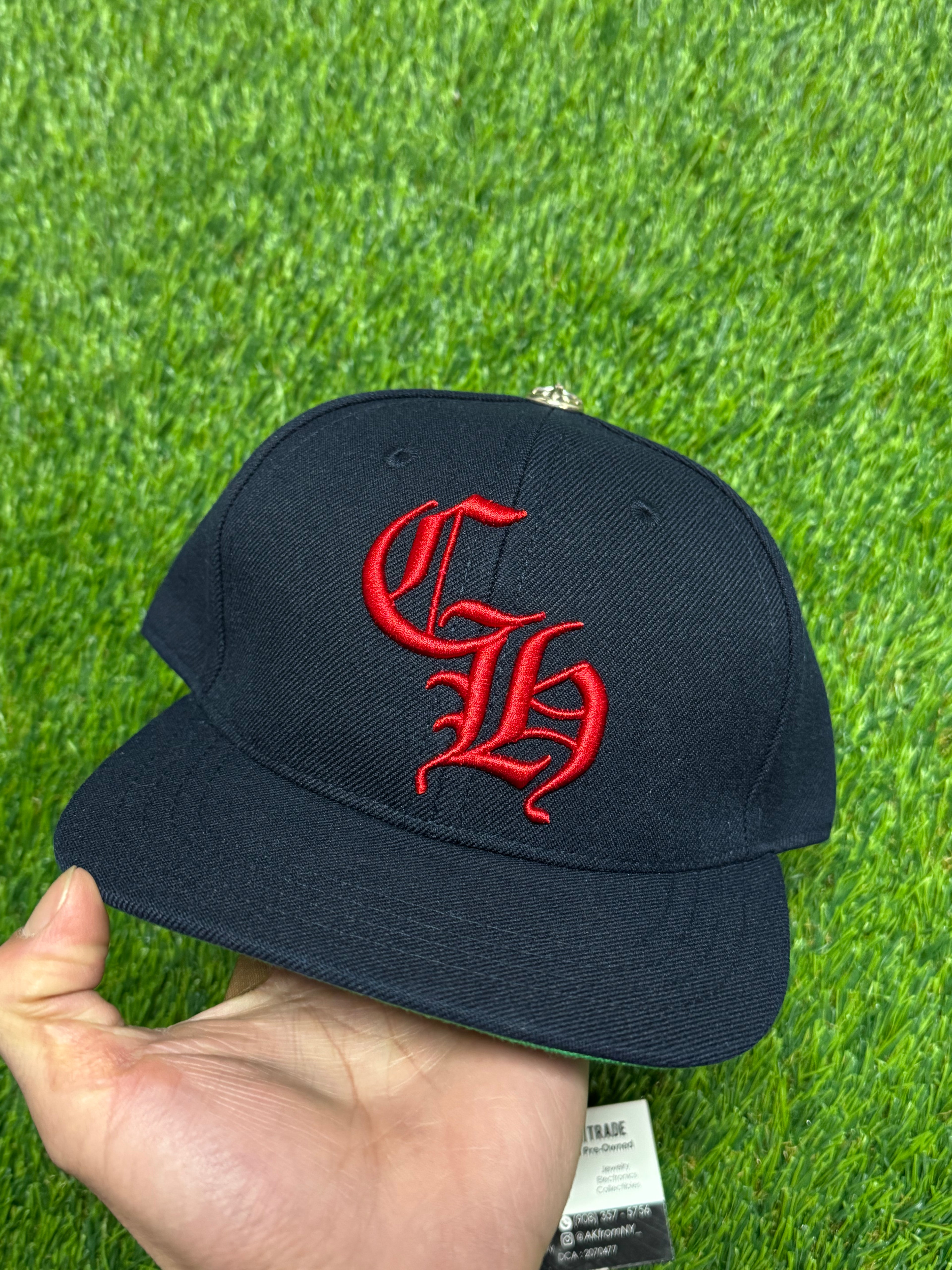 Chrome Hearts CH Baseball Hat in Navy