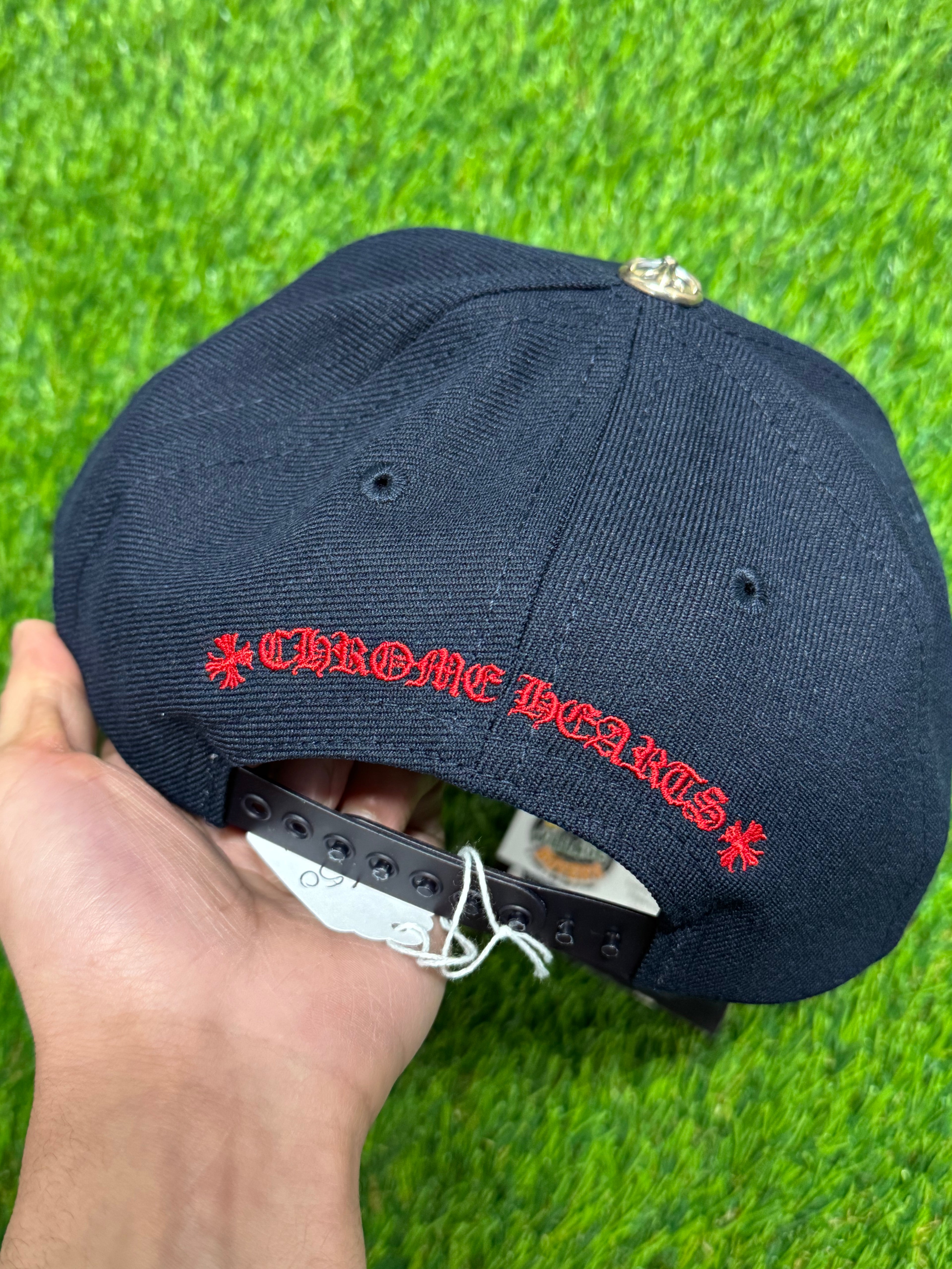 Chrome Hearts CH Baseball Hat in Navy