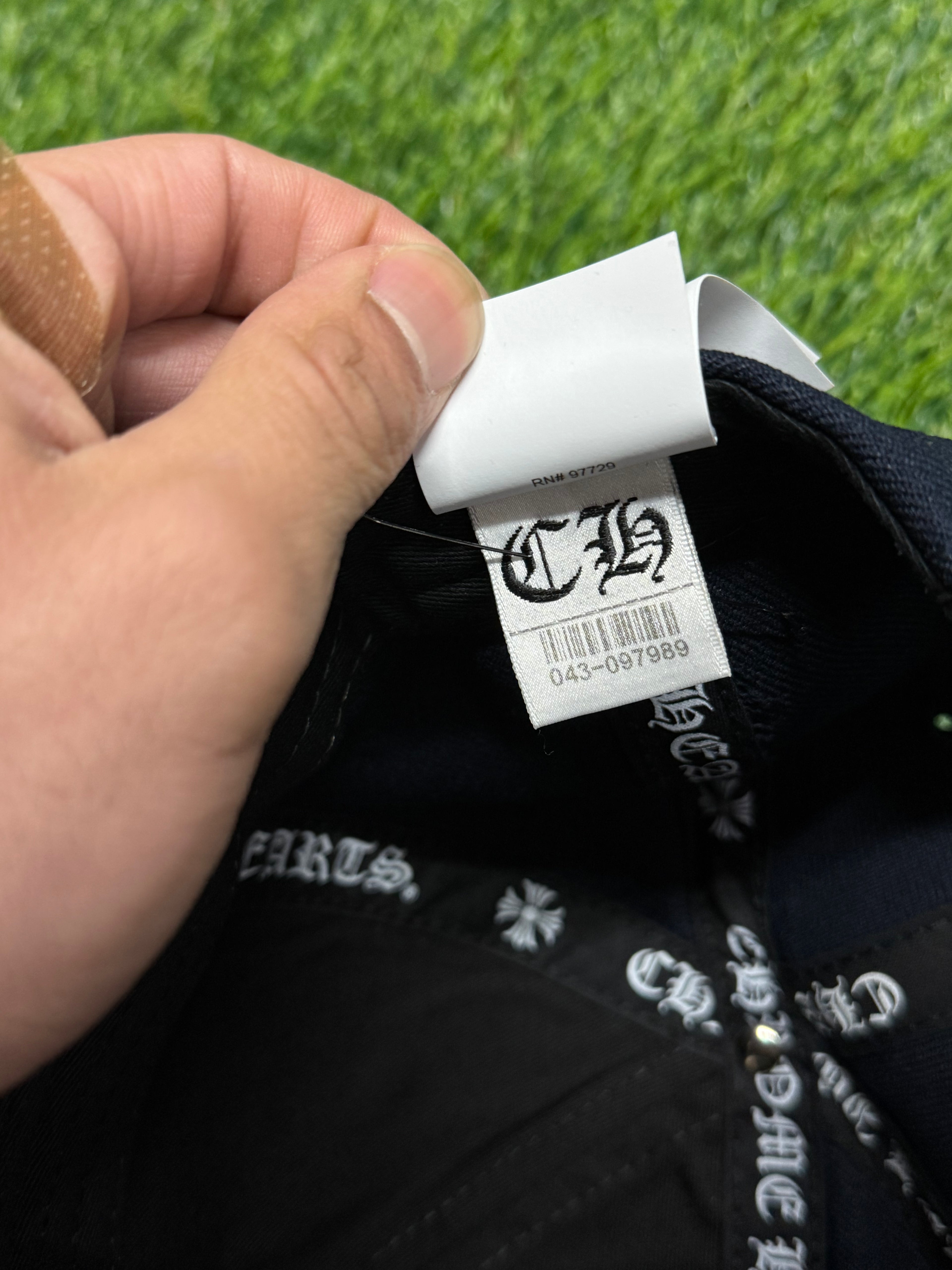 Chrome Hearts CH Baseball Hat in Navy