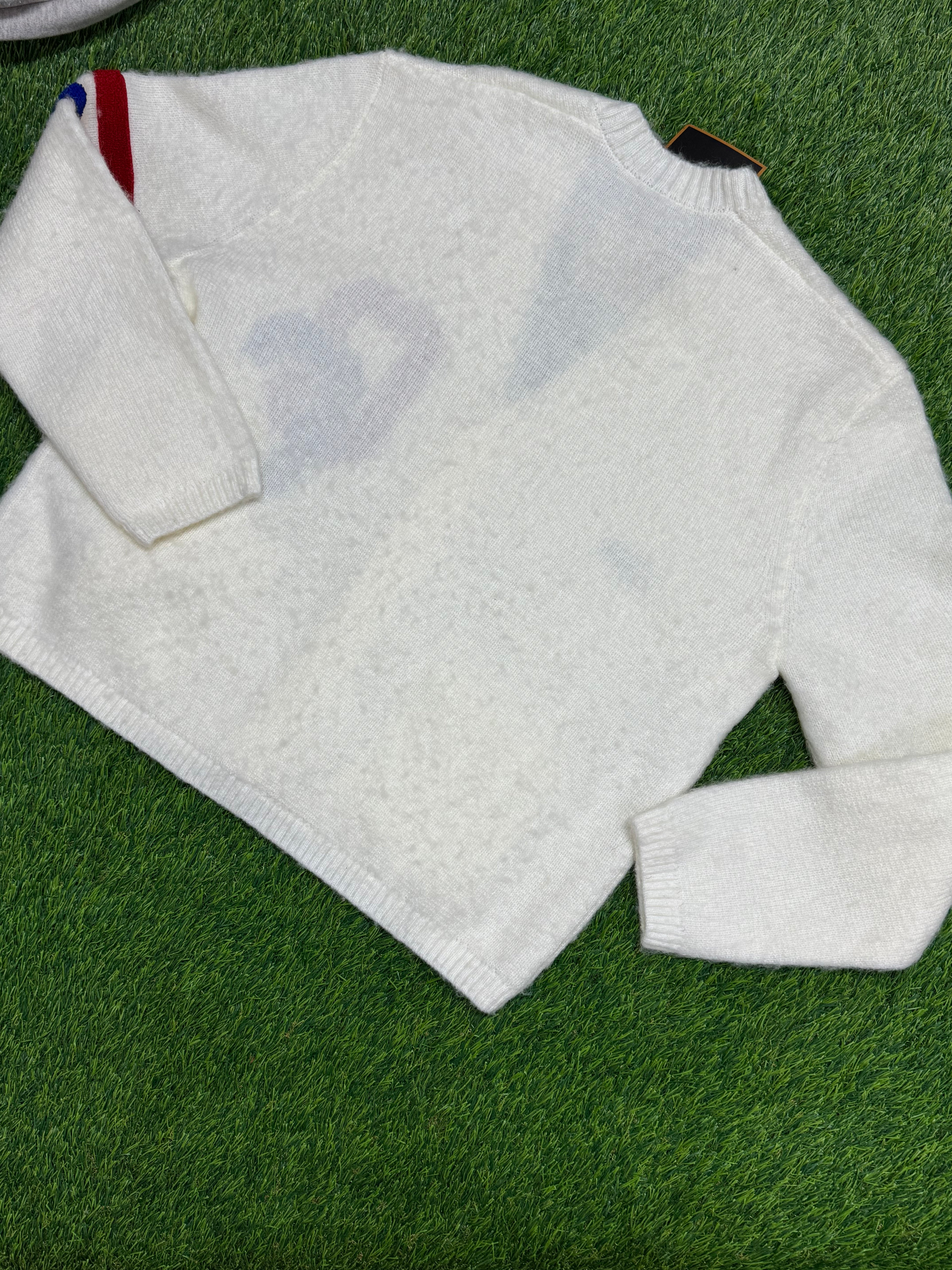 Corteiz College Knitwear Cardigan in Cream