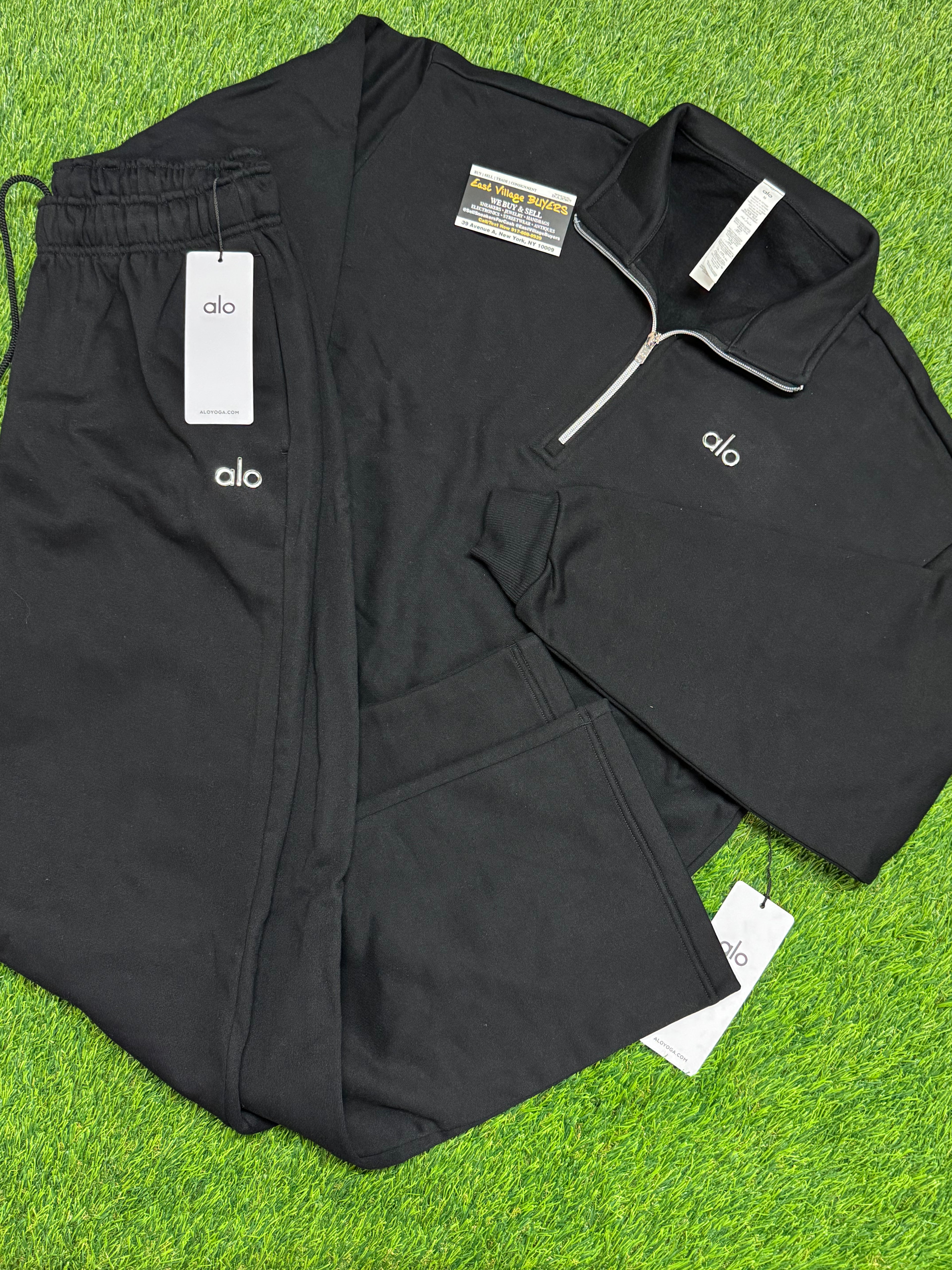 ALO Accolade 1/4 Zip Pullover Sweatsuit