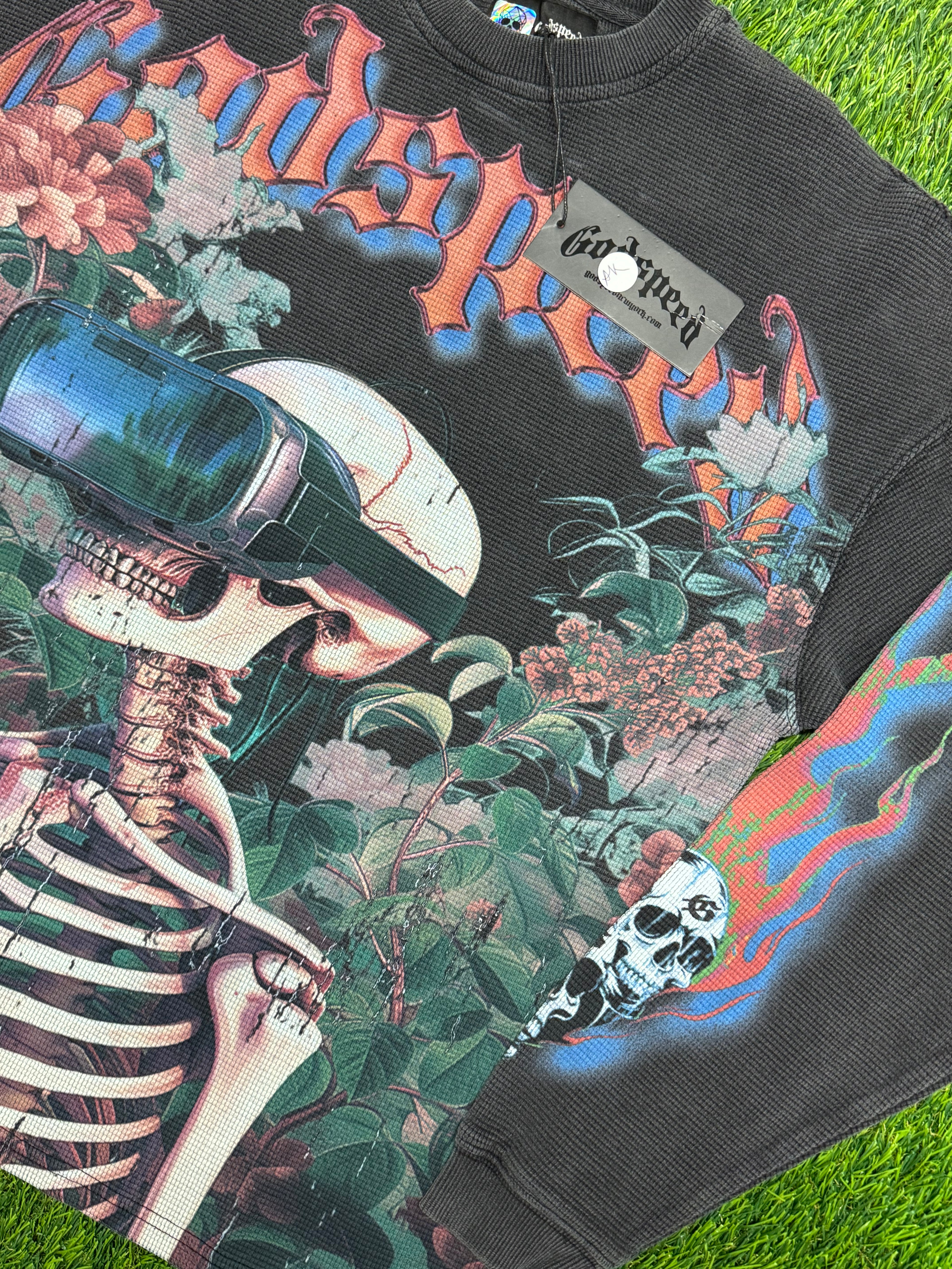 Godspeed Vision Flowers Long-Sleeve Thermal T-shirt