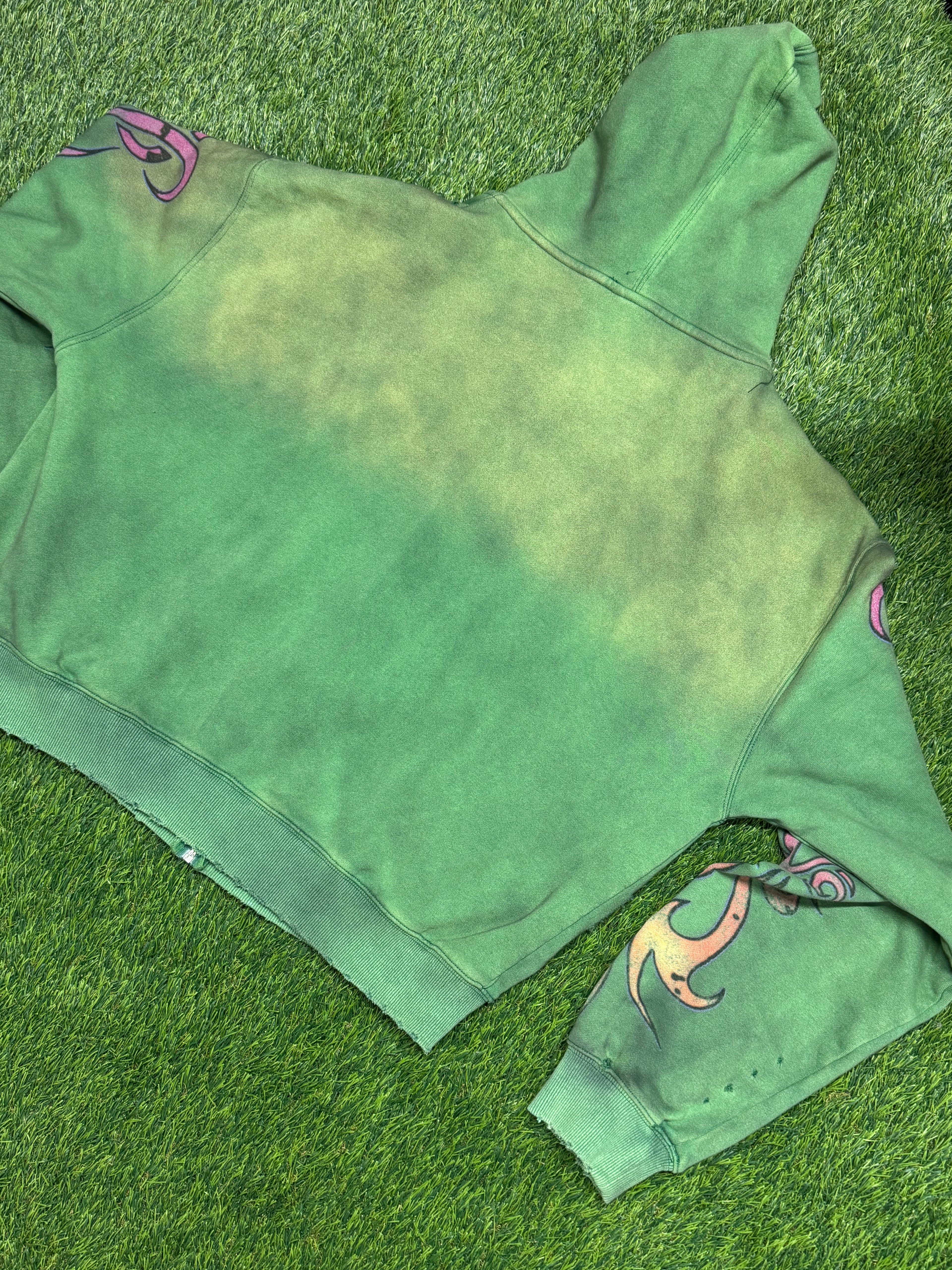 Vale Forever Inferno Zip Up Hoodie in Green