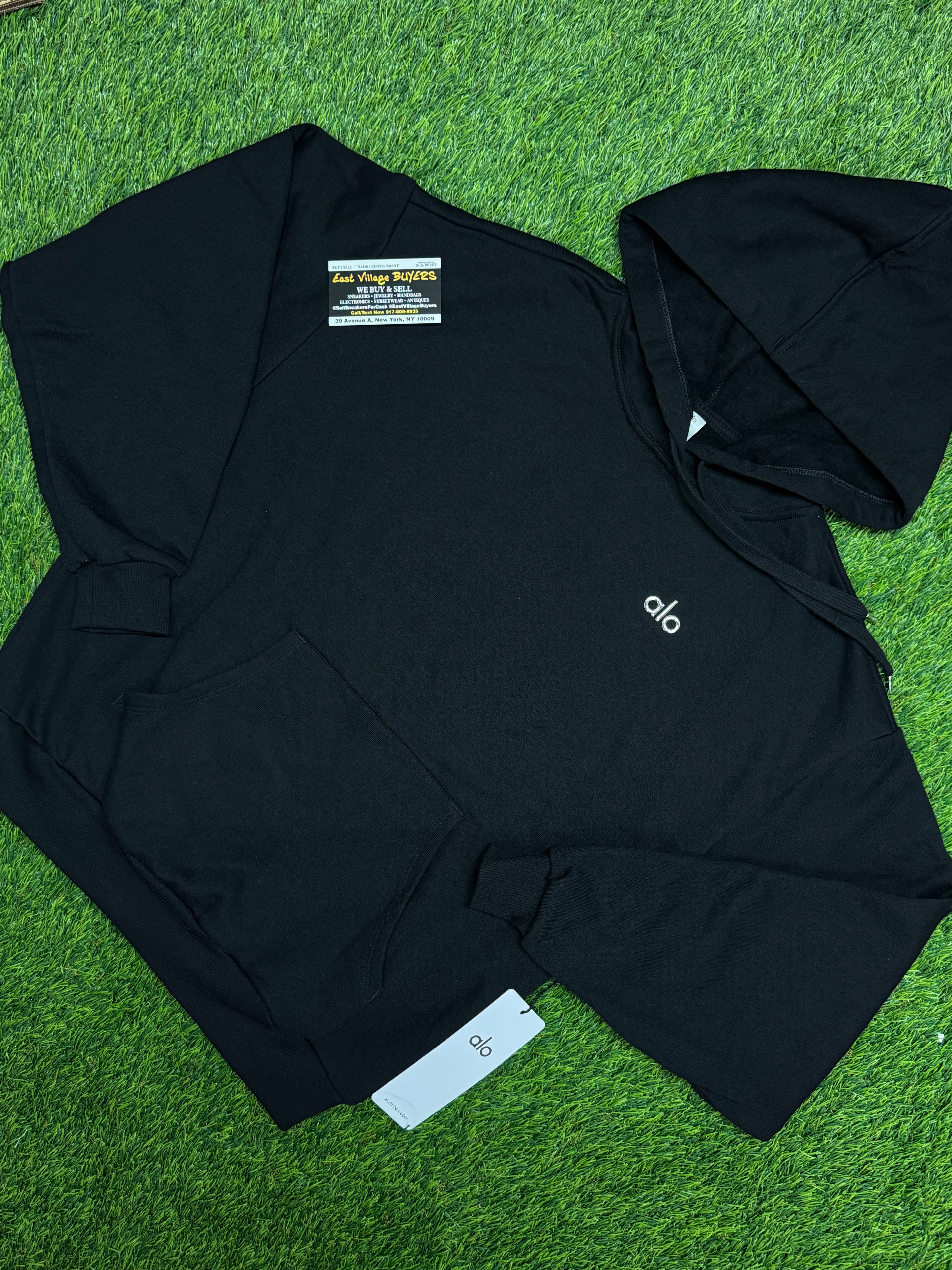 ALO Accolade Hoodie in Black