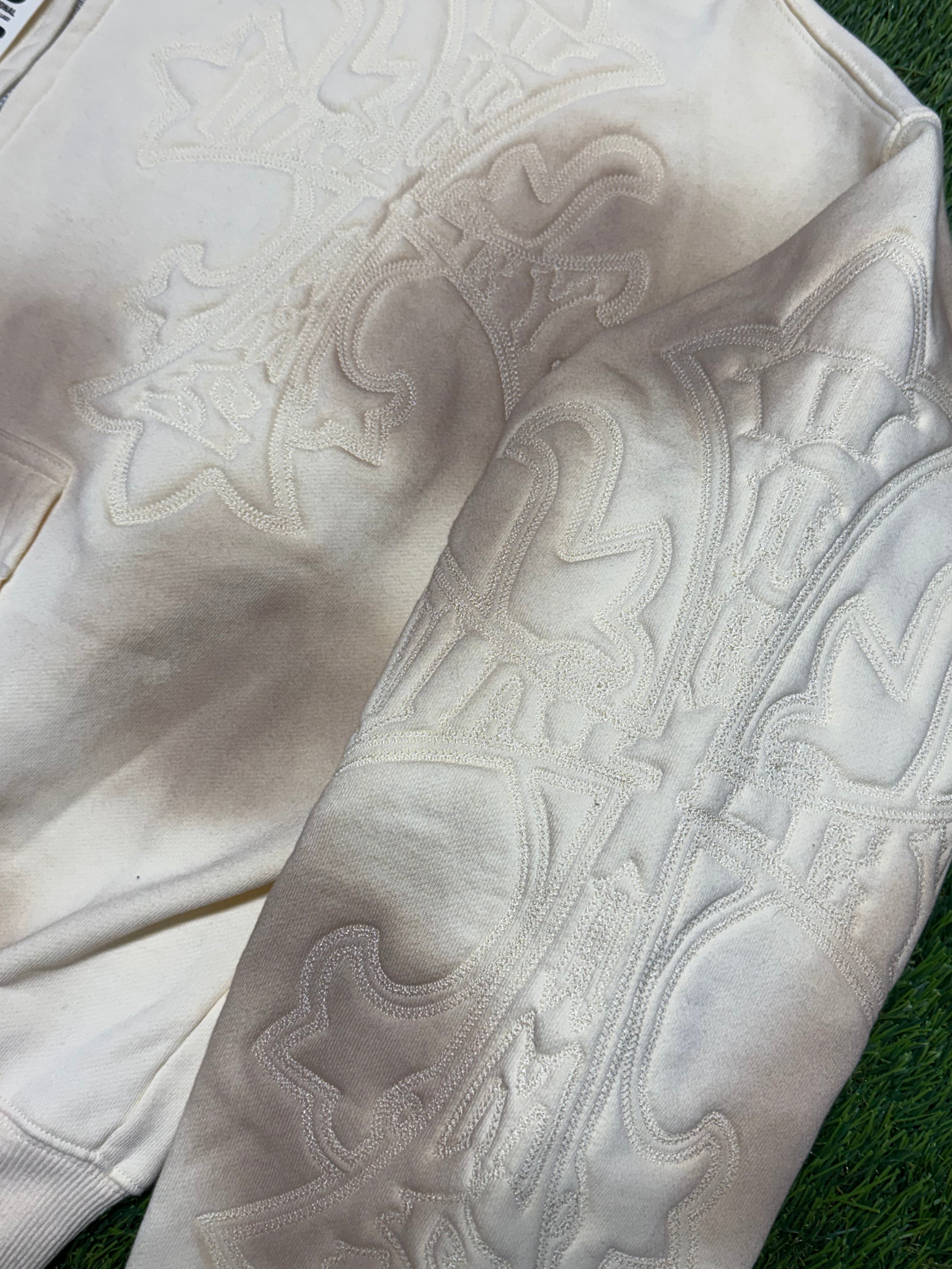 Vale Forever Carver Zip Up Hoodie in cream