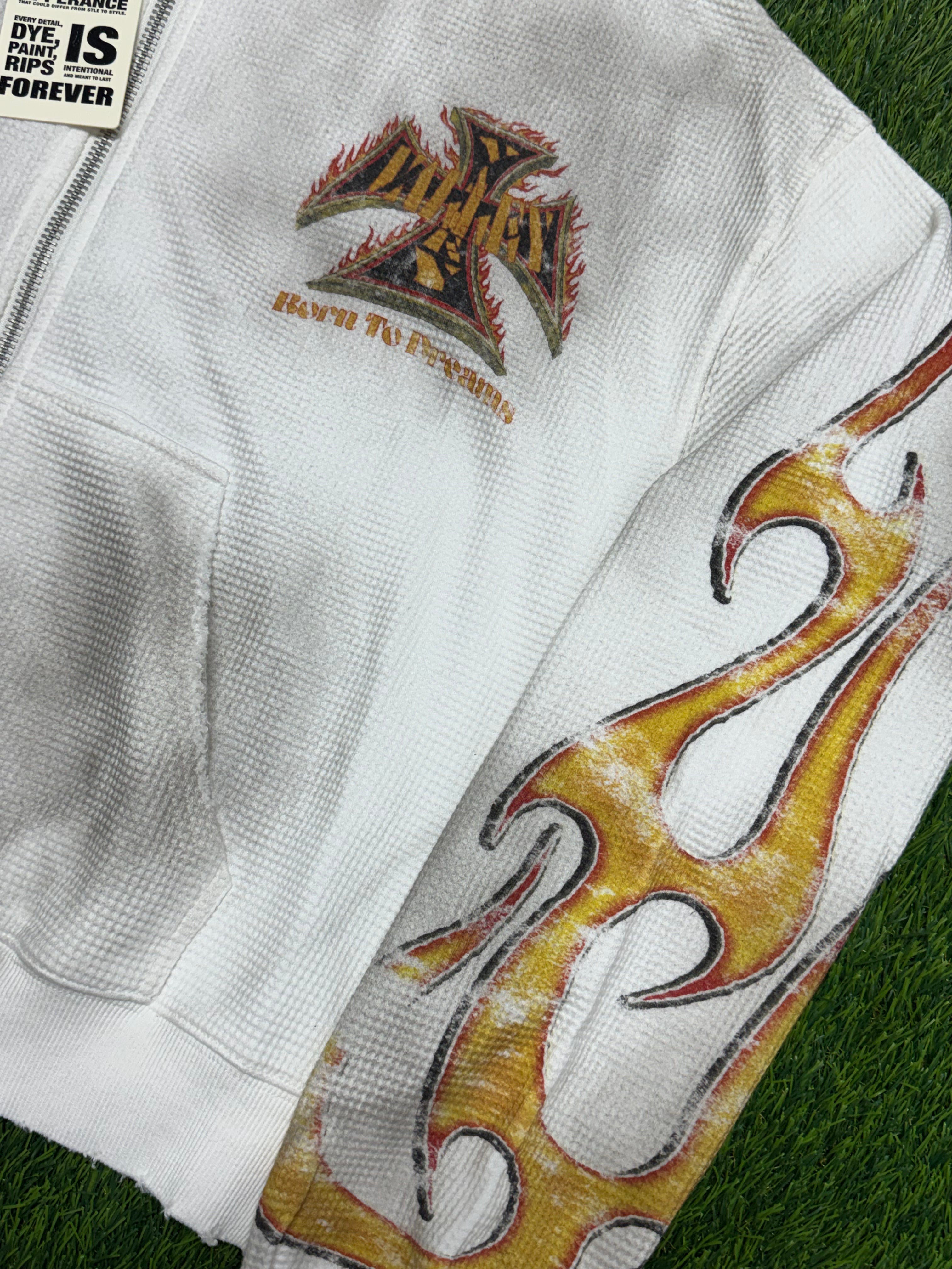 Vale Forever Reborn Waffle Zip Up hoodie