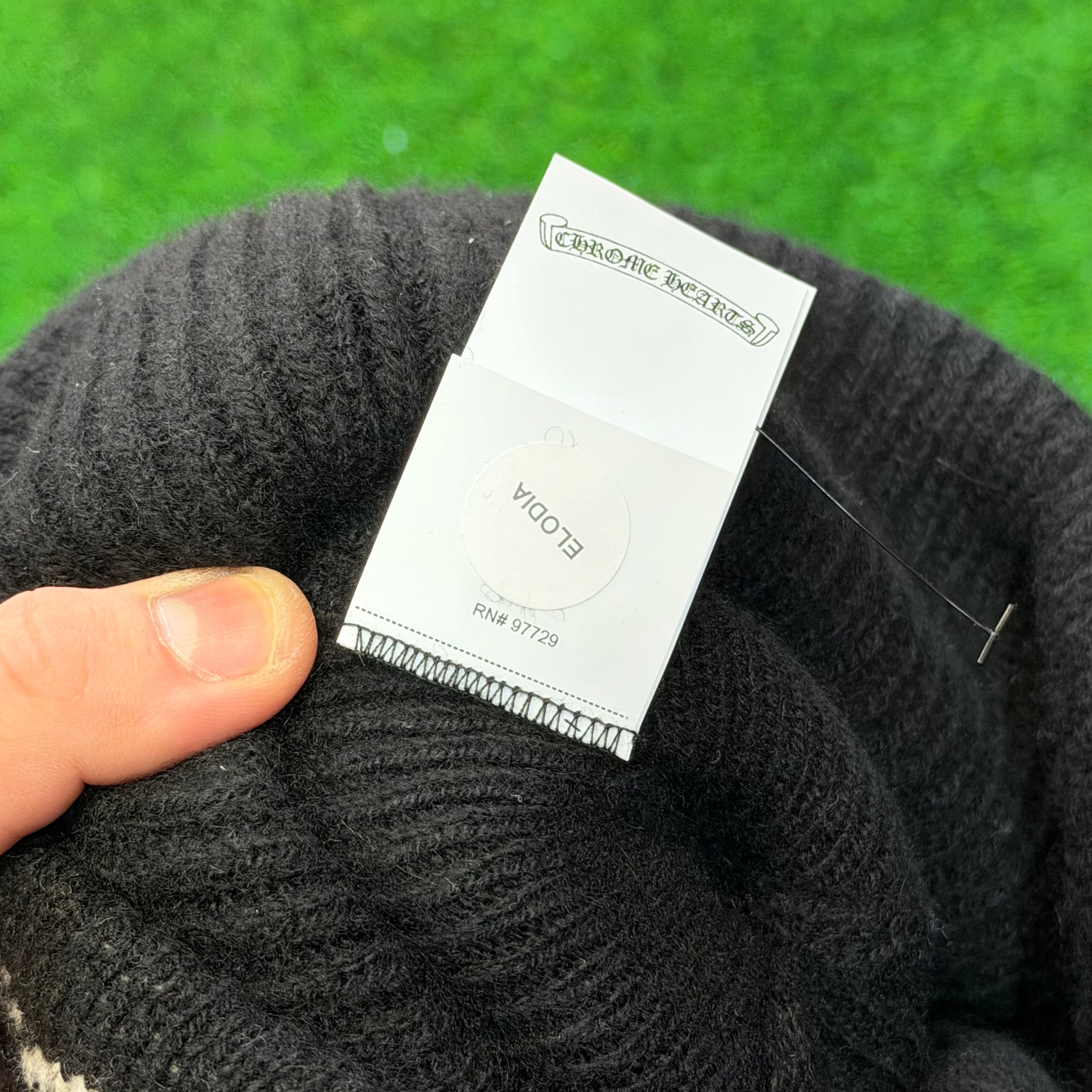 Chrome Hearts “Big Daddy” Cashmere Beanie